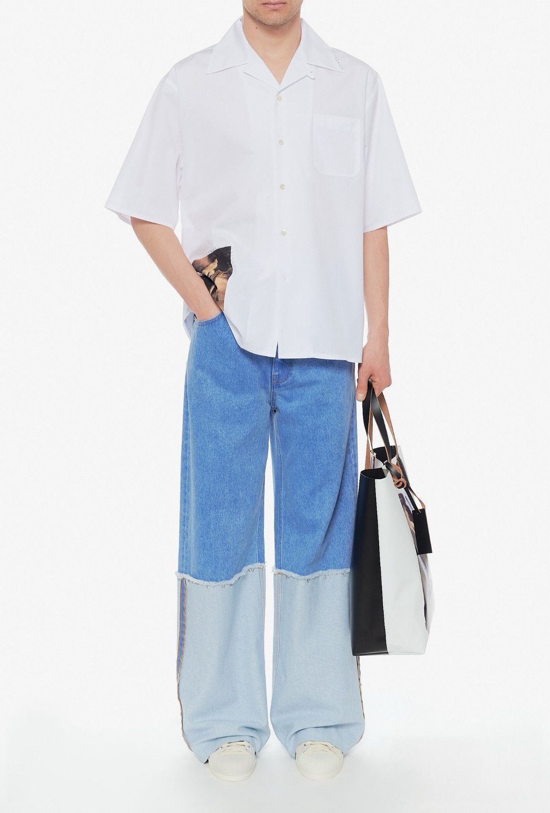 Marni Last Marni Embroidered Patch Bowling Shirt Size US L / EU 52-54 / 3 - 4 Thumbnail