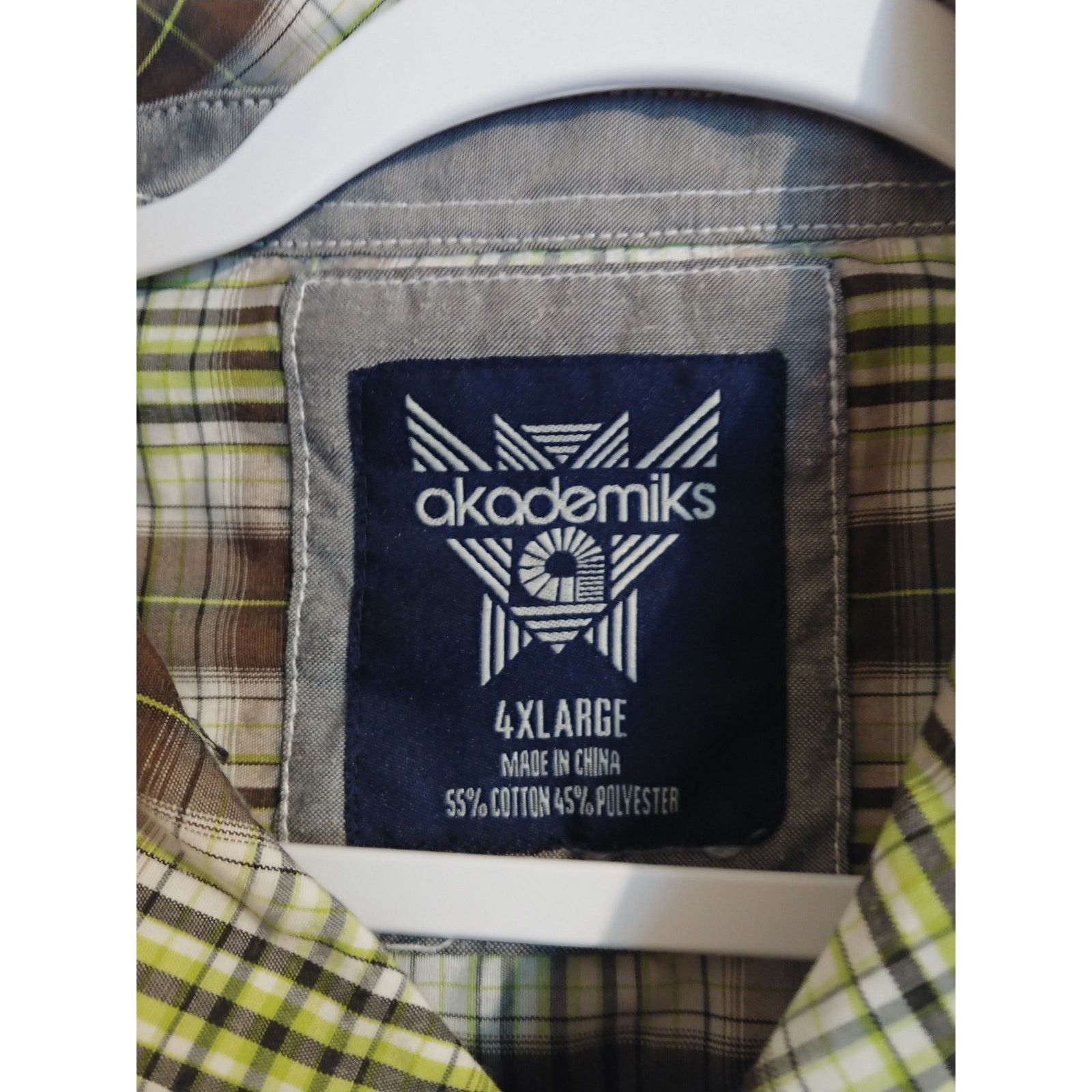 Akademiks akademiks Shirt 4XL Checkered Button Down Long Sleeve Size US XXL / EU 58 / 5 - 3 Thumbnail