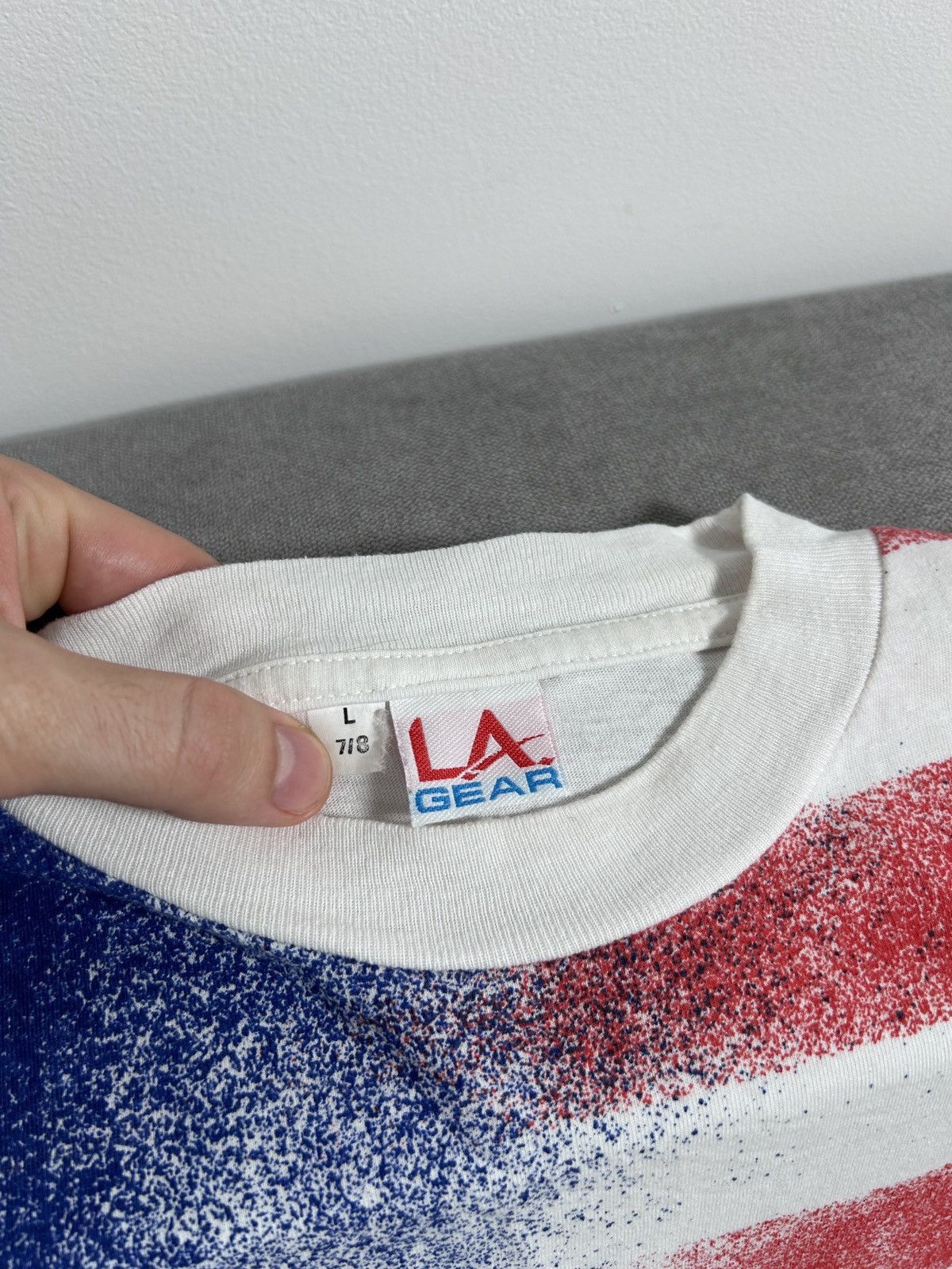 Other 🇺🇸 L.A gear vintage American flag tee 🇺🇸 Size US XL / EU 56 / 4 - 5 Thumbnail