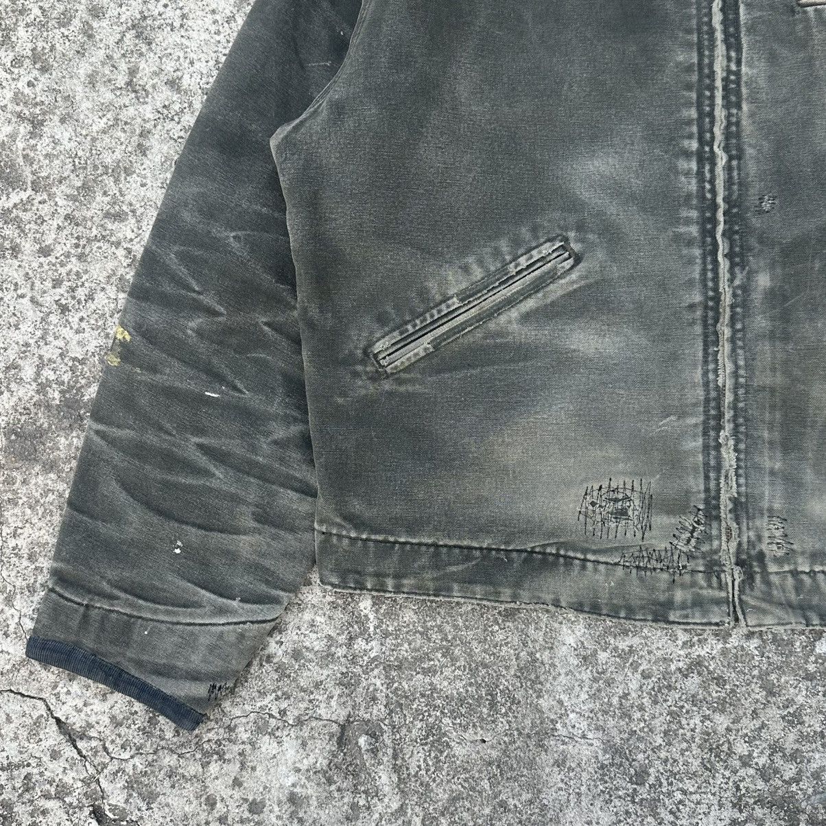 Carhartt Crazy Vintage 00s Faded Carhartt Detroit Jacket J97 MOS Size US L / EU 52-54 / 3 - 5 Thumbnail