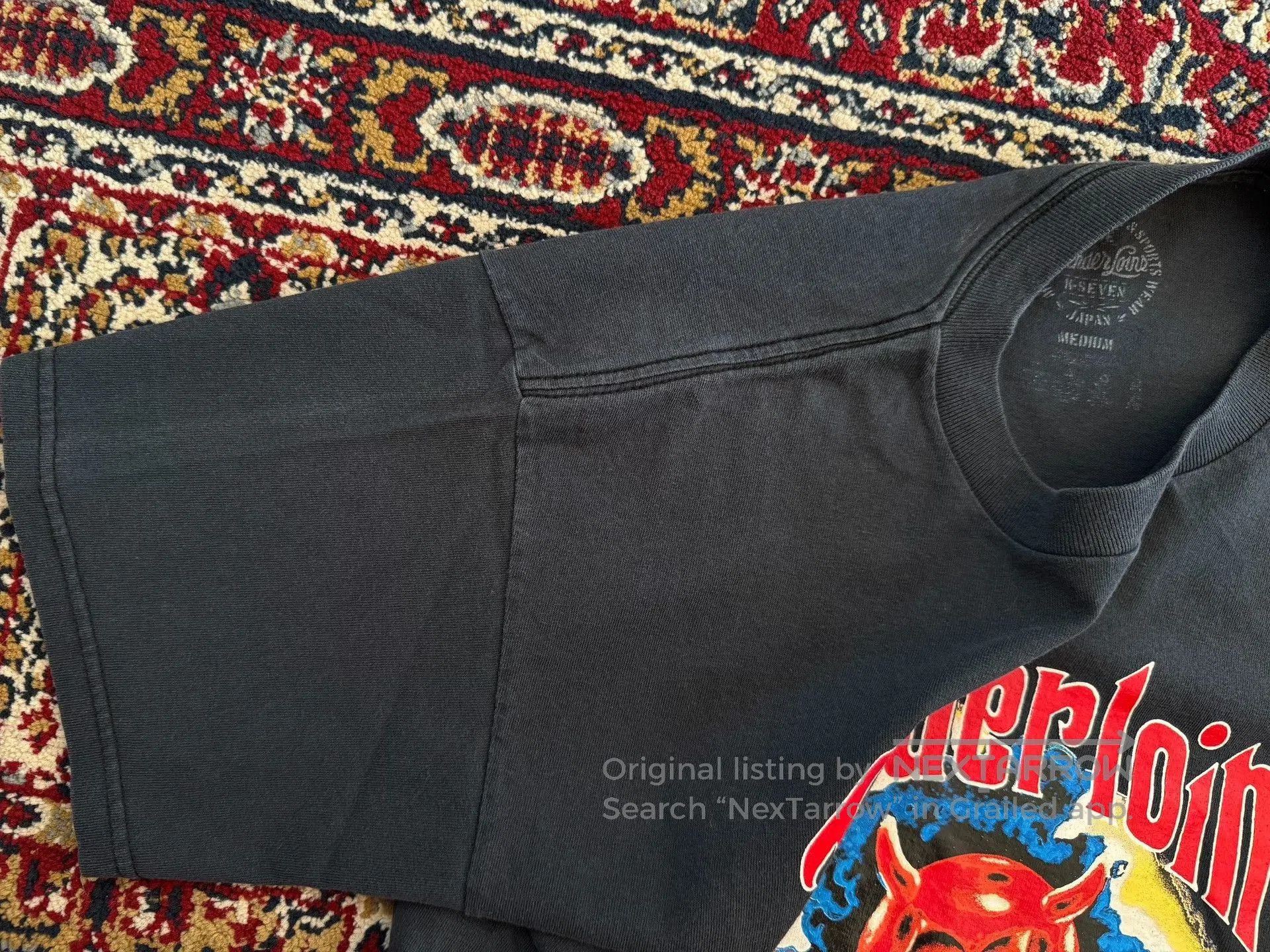 Tenderloin TENDERLOIN Old Nick Washed Gray Tee. Size US M / EU 48-50 / 2 - 5 Thumbnail