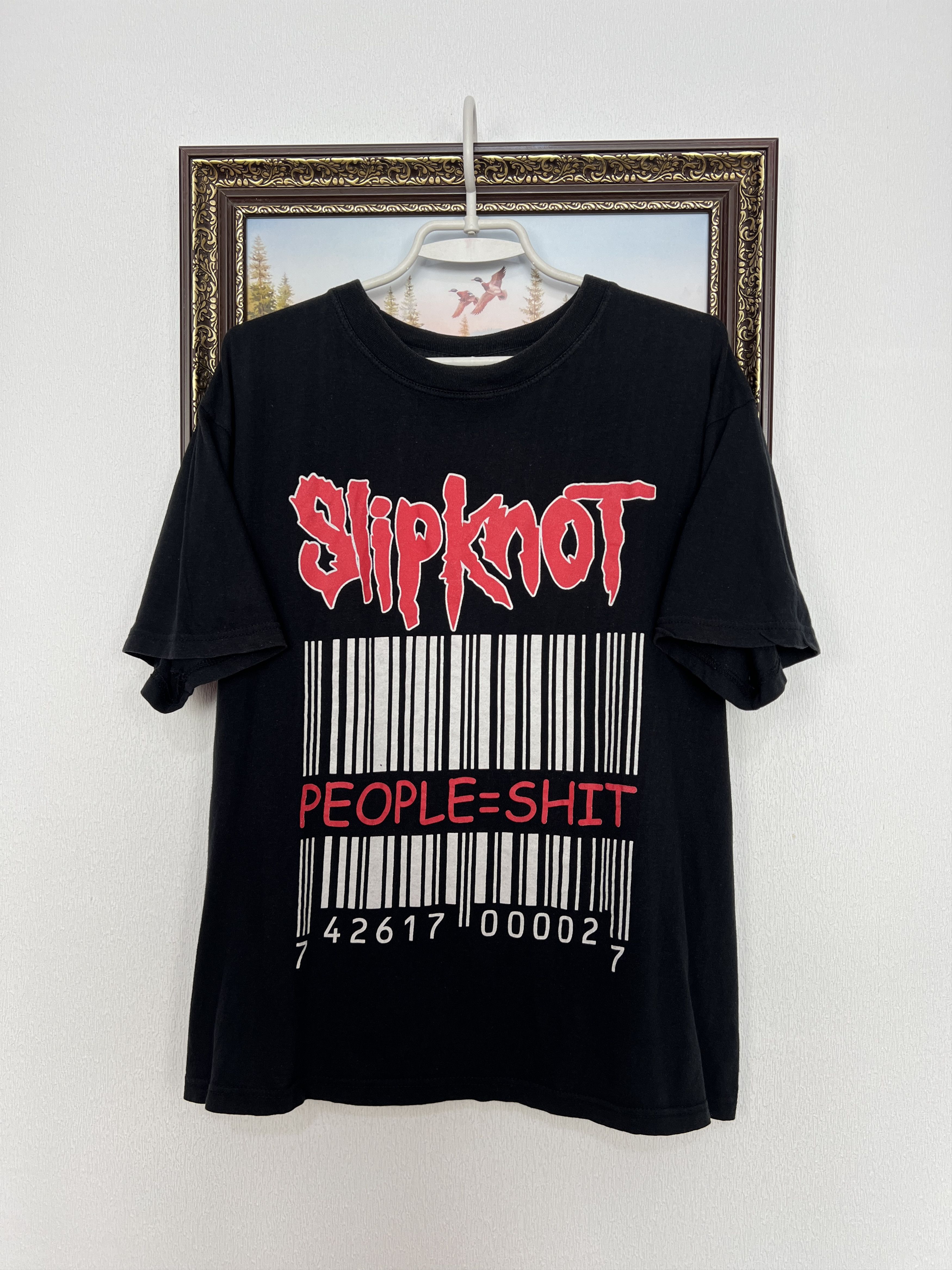 Vintage Slipknot Band Tee Over Print Shirt People Sht Mens
