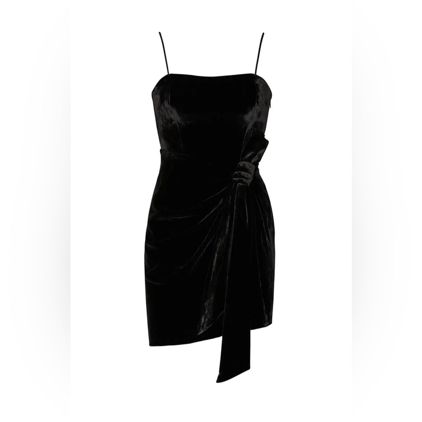 Cinq a Sept Cinq á Sept Kiki Velvet Mini Cocktail Dress Black Size 6 Size M / US 6-8 / IT 42-44 - 1 Thumbnail