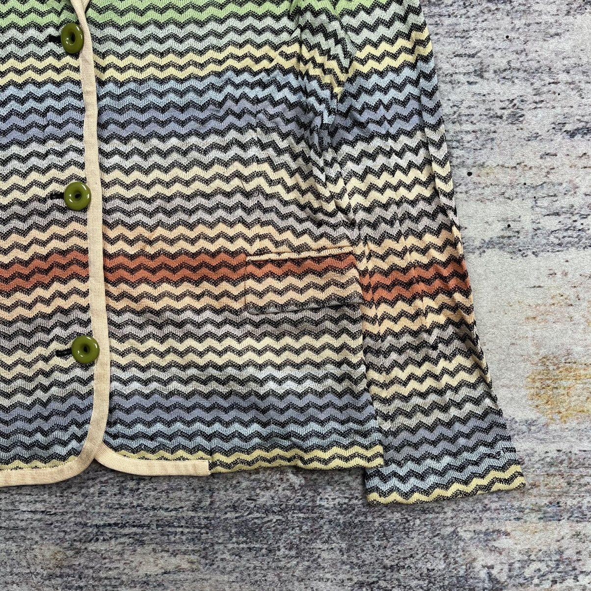 Missoni Missoni zig zag patten knit cardigan Size M / US 6-8 / IT 42-44 - 4 Thumbnail
