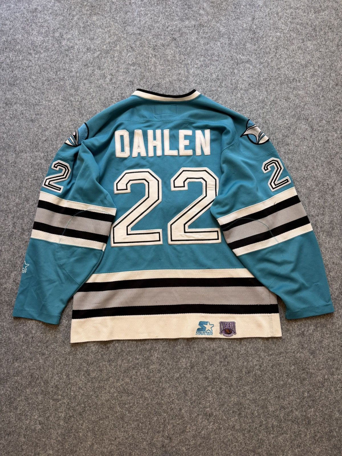 Starter NHL Jersey San Jose Sharks Dahlen vintage 1991-1993 hockey Size US M / EU 48-50 / 2 - 2 Thumbnail