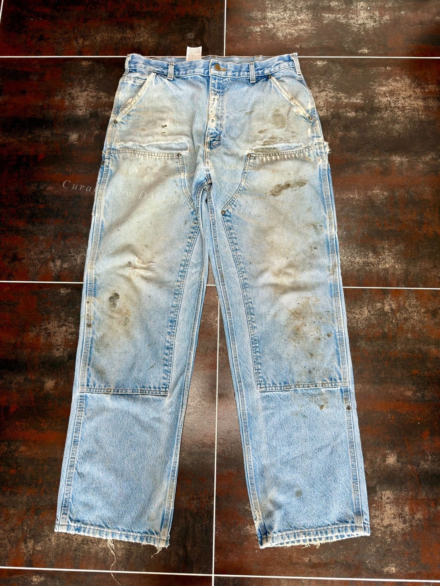 Vintage Vintage Carhartt B73 DST Work Pants Size US 30 / EU 46 - 1 Thumbnail
