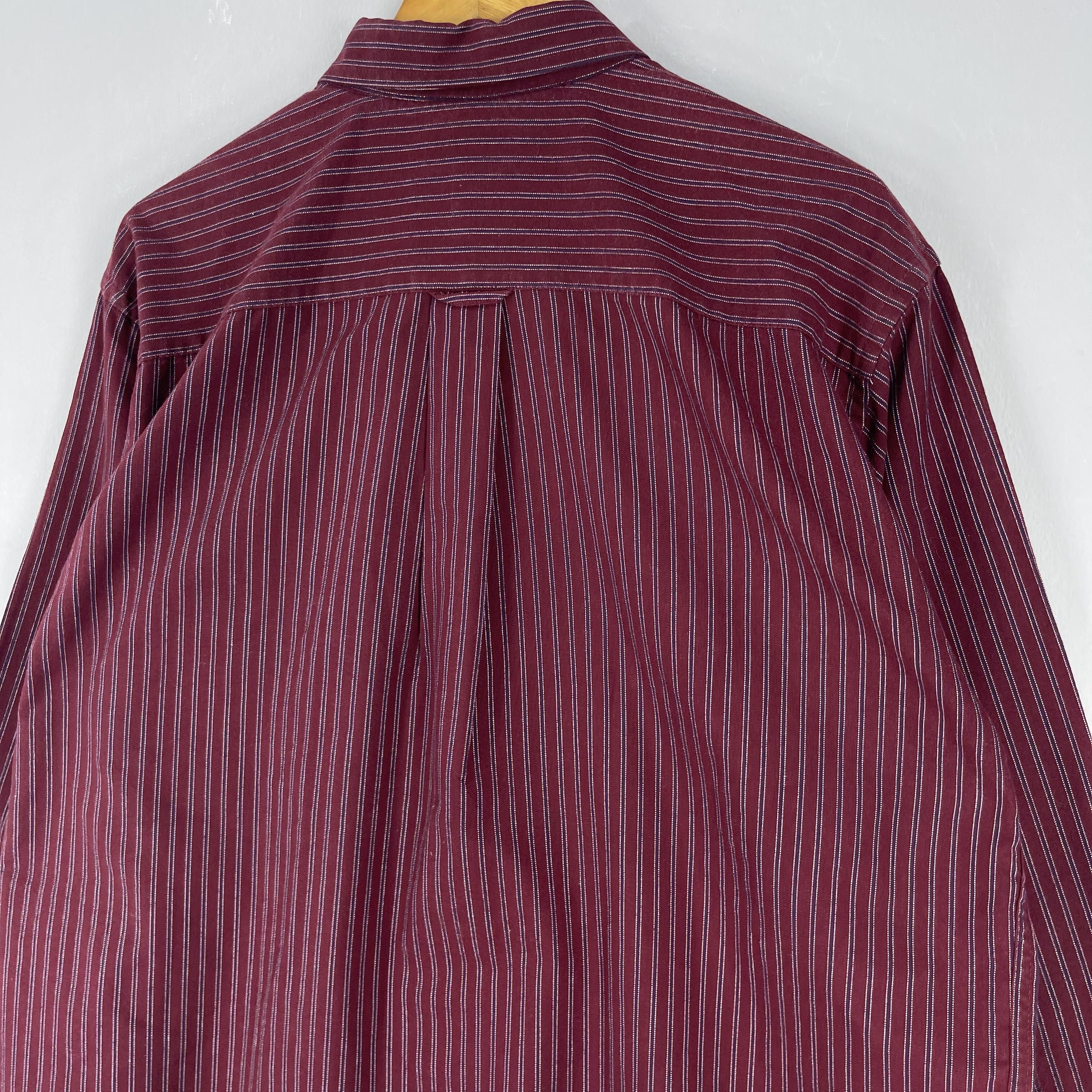 Flannel Vintage St JOHNS BAY Striped Casual Oxfords Button Up Shirt Size US XL / EU 56 / 4 - 9 Thumbnail