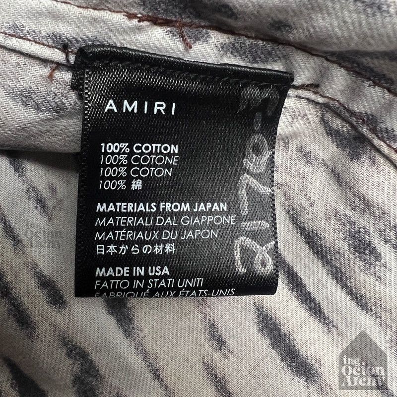 Amiri Amiri Distressed Leopard Printed Flannel Shirt Brand New Size US L / EU 52-54 / 3 - 9 Thumbnail