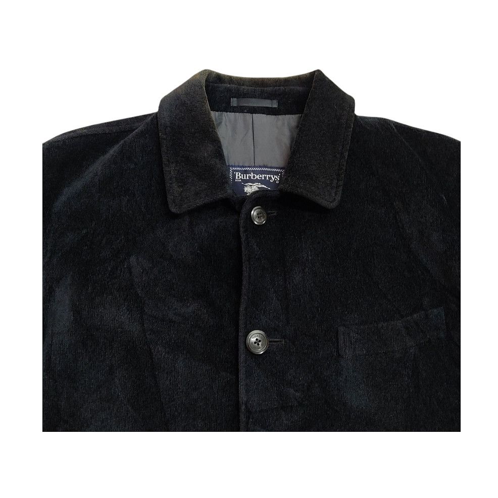 Burberry Vintage Burberry Rayon Corduroy Button Up Blazer Jacket Size US XL / EU 56 / 4 - 8 Thumbnail