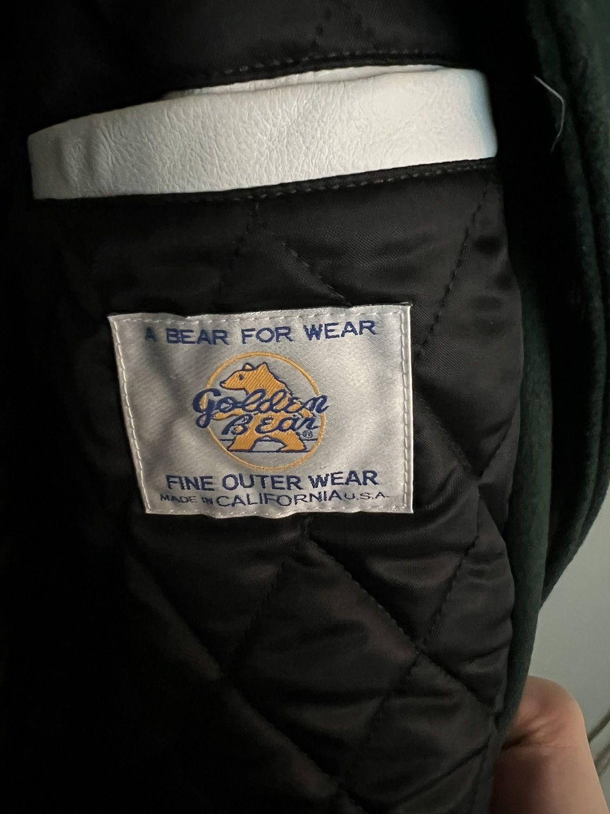 Golden Bear × Reigning Champ Reigning Champ Collard Teddy Varsity Jacket Size US L / EU 52-54 / 3 - 5 Thumbnail