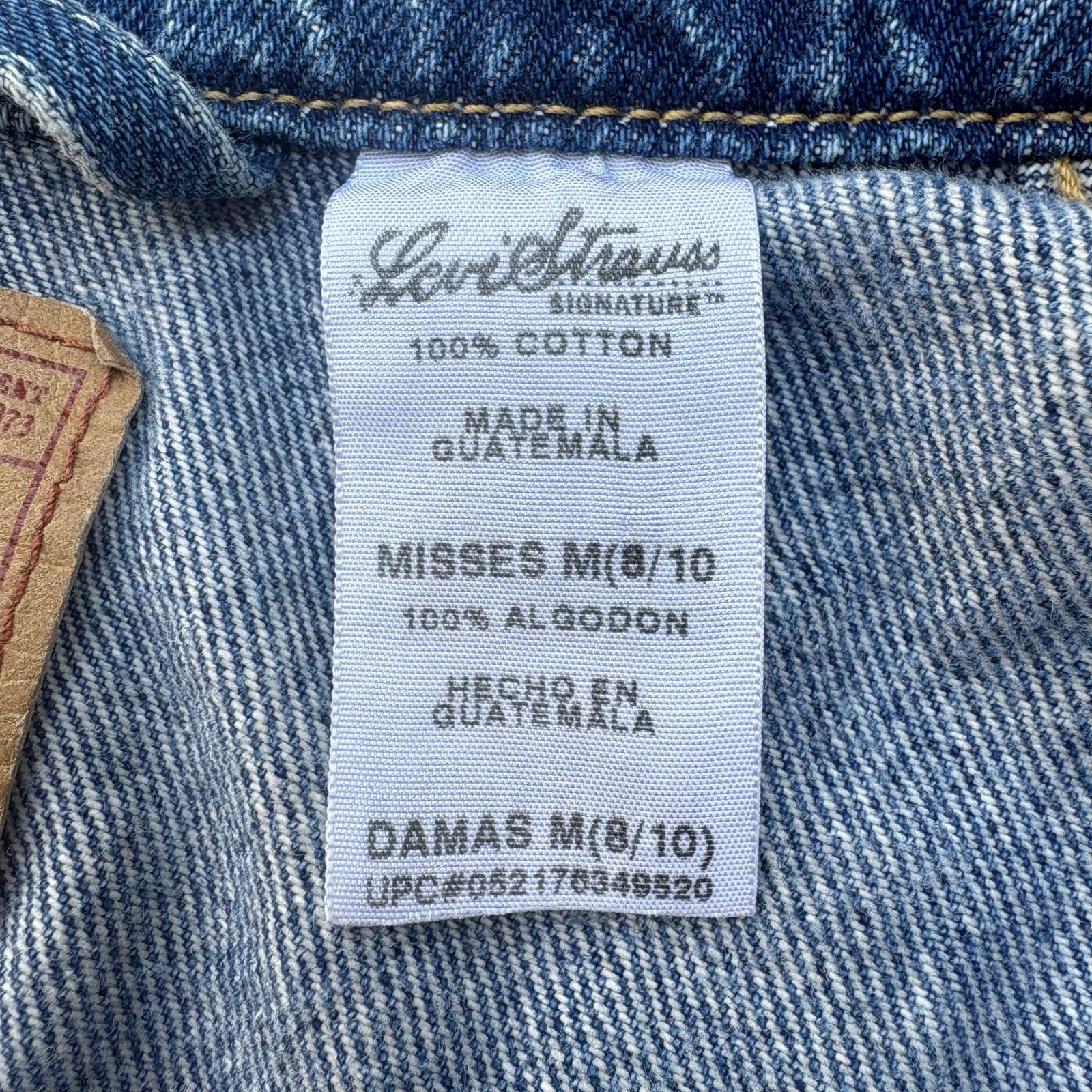 Levi's VTG Levi Strauss Denim Vest Sz Misses M 8-10 100% cotton Size M / US 6-8 / IT 42-44 - 10 Thumbnail