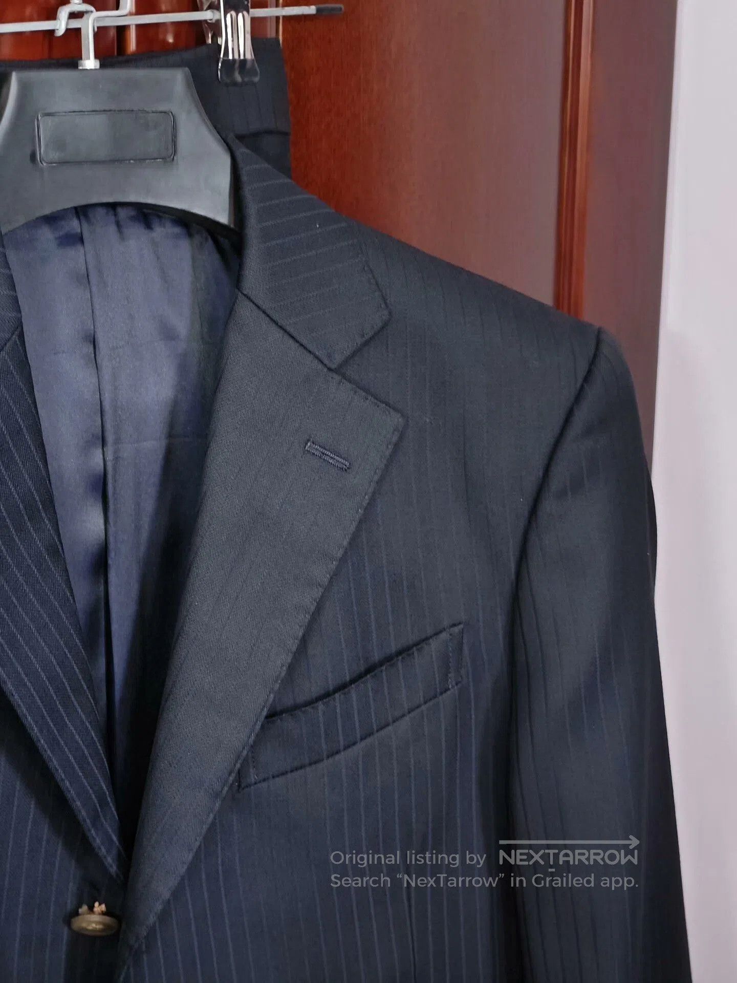 Japanese Brand Custom British Wool Suit Set. Size US M / EU 48-50 / 2 - 2 Thumbnail