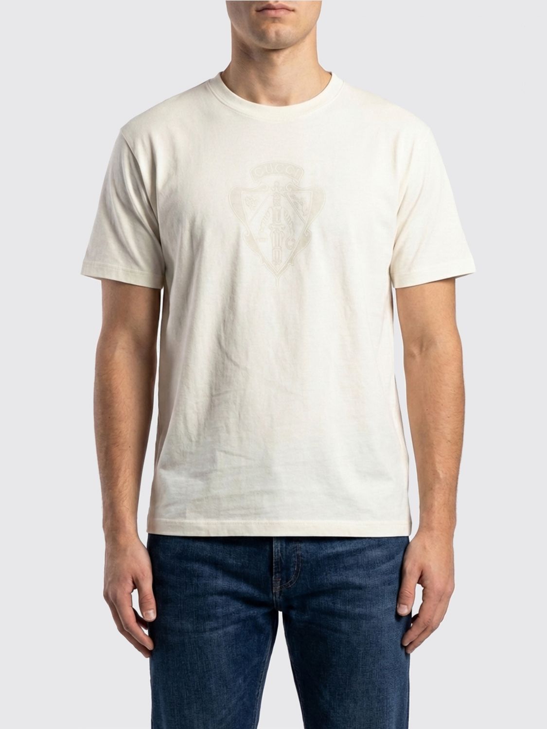 Gucci Gucci T-Shirt Men White Size US XL / EU 56 / 4 - 1 Thumbnail