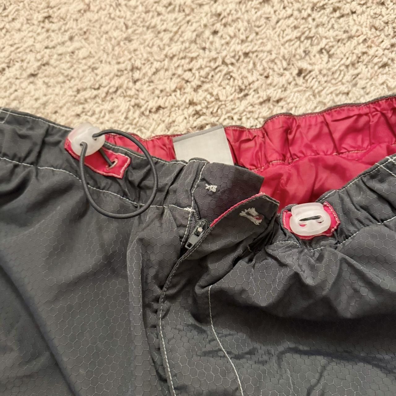 Vintage Vintage Caffeine Grey Nylon Cyber Rave Baggy Parachute Pants Size US 34 / EU 50 - 7 Thumbnail