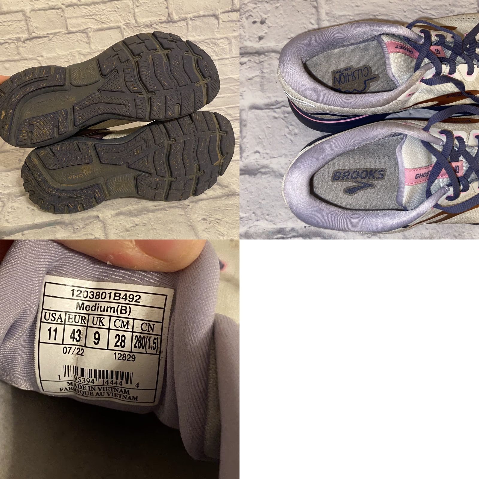Brooks Brooks Running Ghost 15 Pink Copper Athletic Sneakers Women’s Sz 11 1203801B492 Size US 11 / IT 41 - 9 Thumbnail