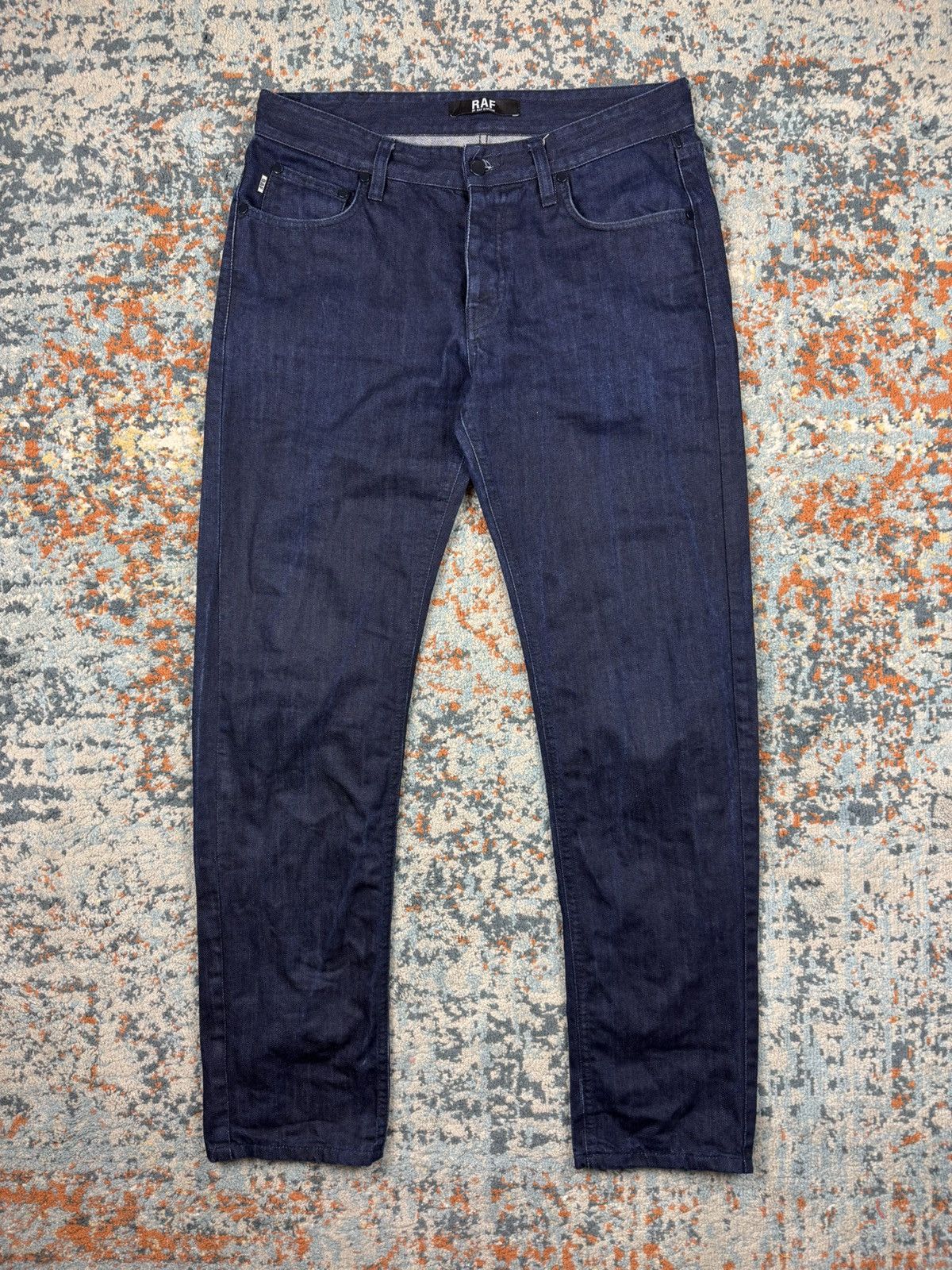 Designer × Raf Simons × Raf by Raf Simons Vintage y2k RAF by Raf Simons slim fit denim / jeans Size US 33 - 1 Thumbnail