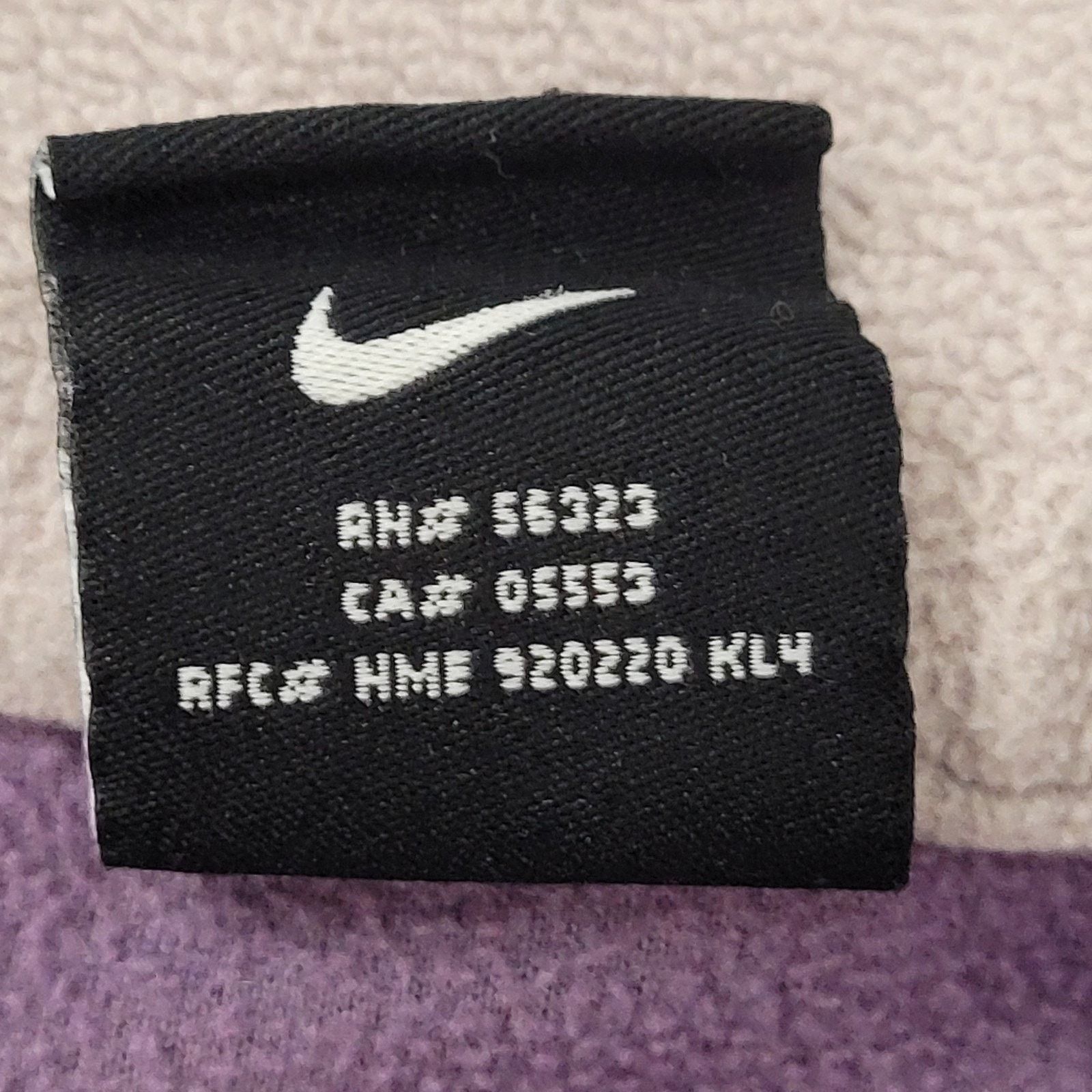 Nike Vintage 90s NIKE ACG Fleece Jacket Womens S/M 19x23 Purple Size M / US 6-8 / IT 42-44 - 10 Thumbnail