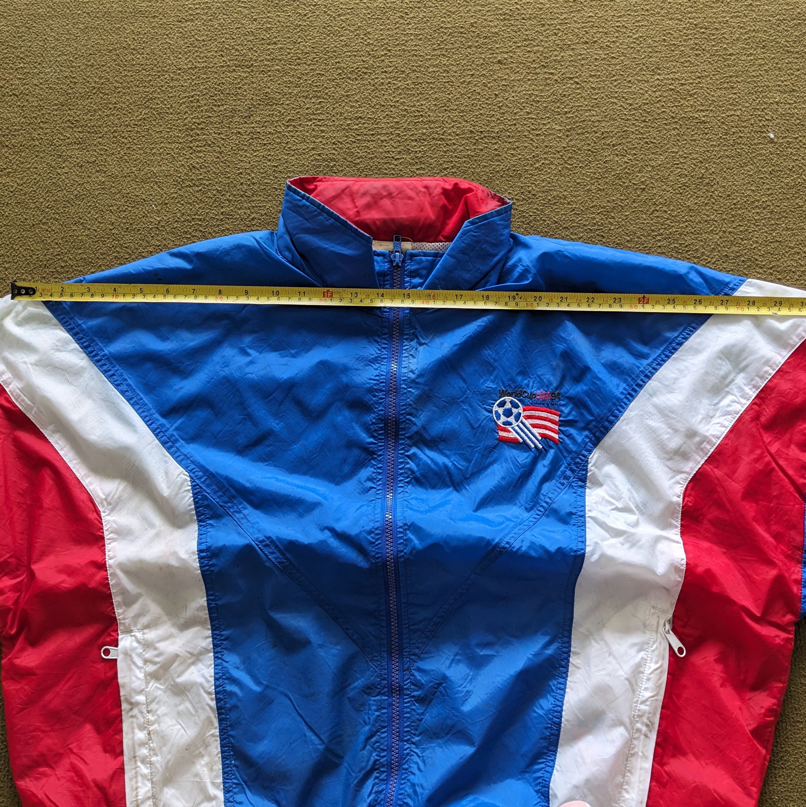 Vintage Vintage NUTMEG World Cup USA Soccer Jacket Size US XXL / EU 58 / 5 - 7 Thumbnail
