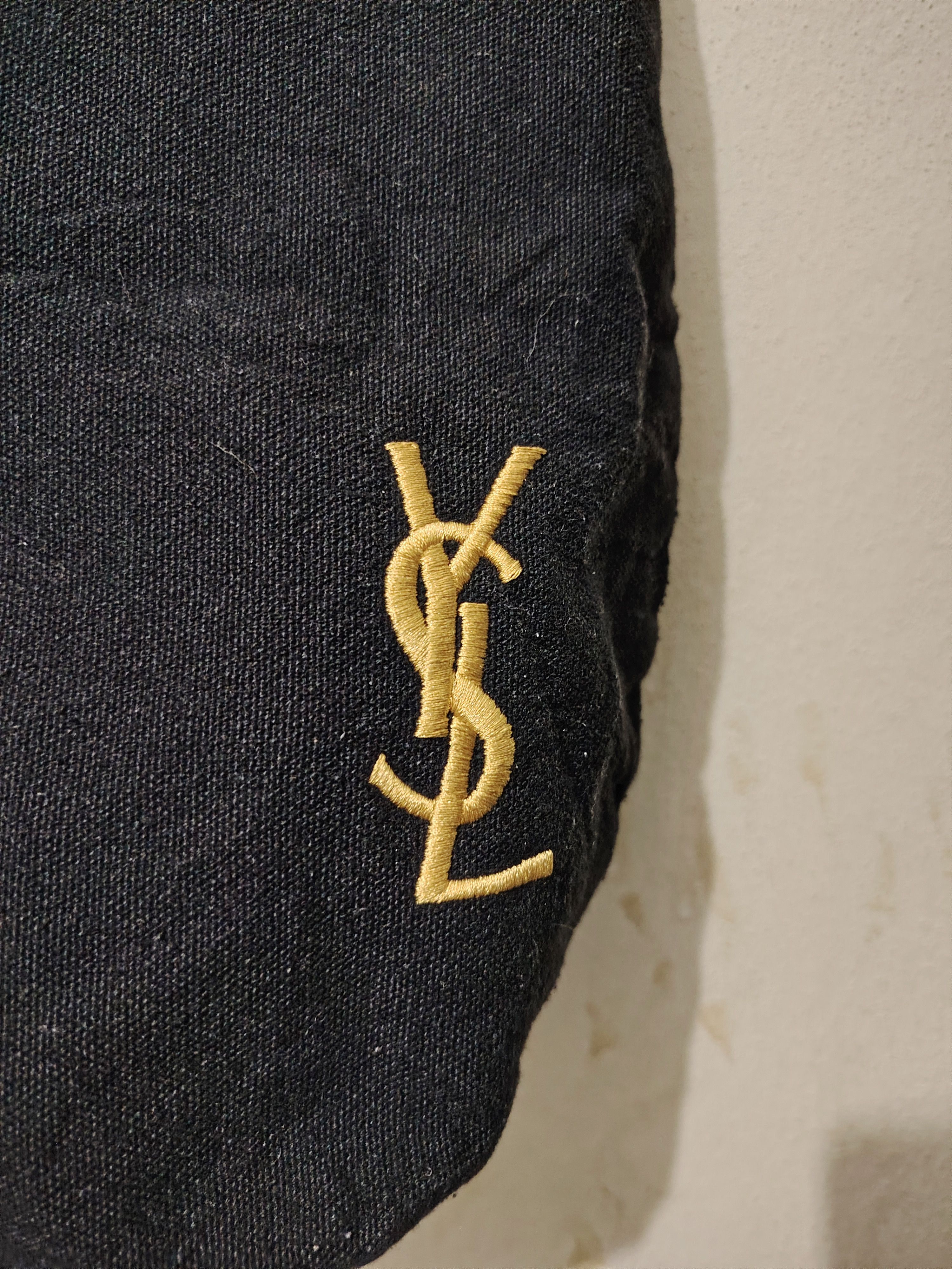 Saint Laurent Paris YSL Yves Saint Laurent Parfums Embroidered tote bag Size ONE SIZE - 6 Thumbnail
