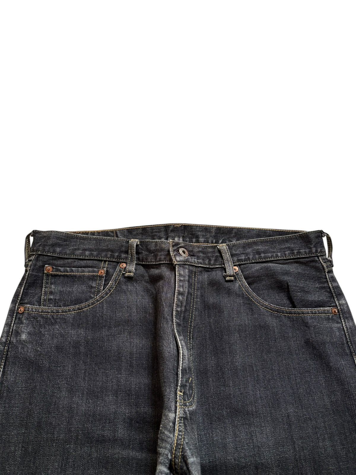 LVC × Levi's × Levi's Vintage Clothing Vintage 90s Levis 503 Black Loose Baggy Jeans Size US 36 / EU 52 - 4 Thumbnail