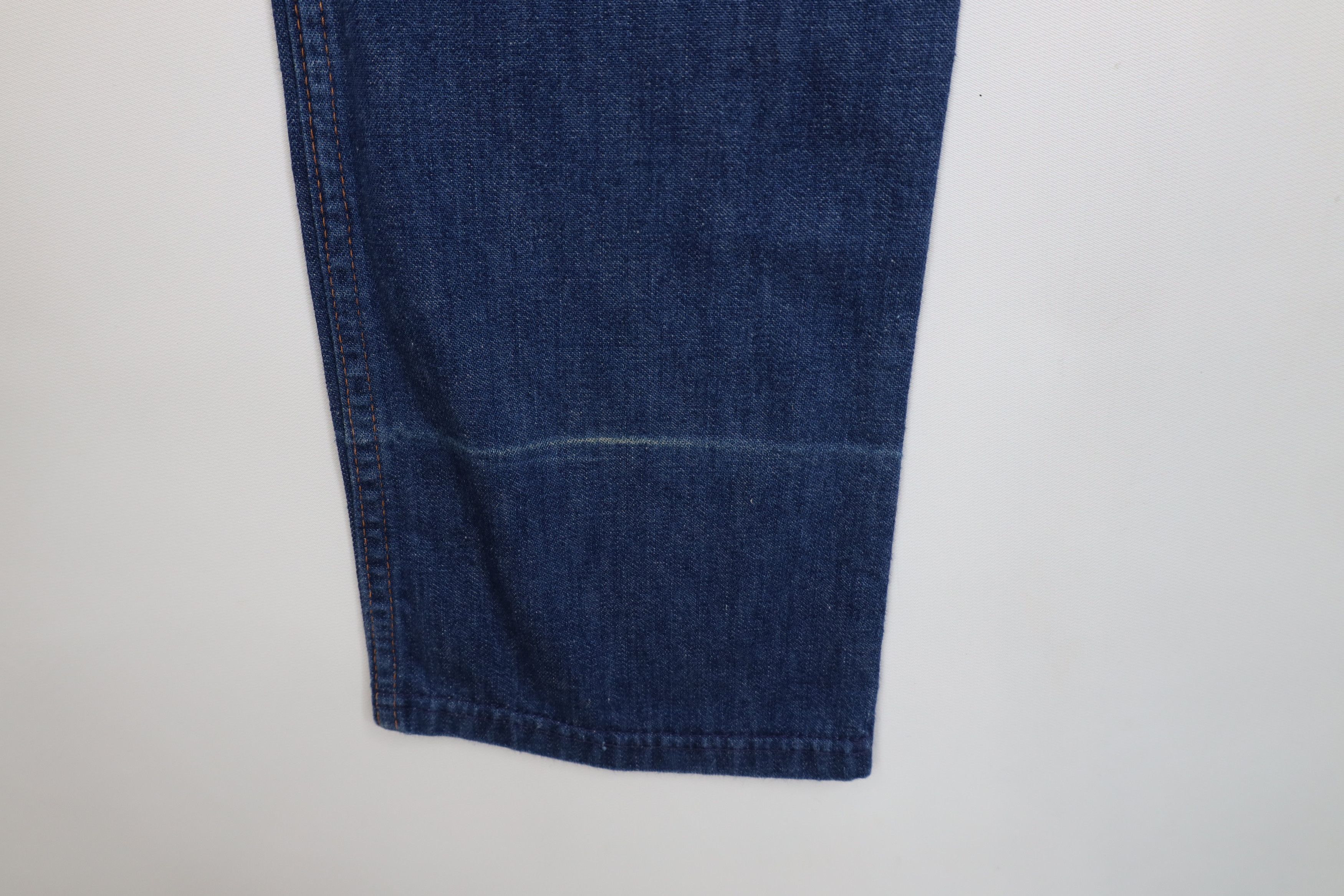 Vintage Vintage 70s Streetwear Straight Leg Denim Jeans Blue USA Size 28" / US 6 / IT 42 - 6 Thumbnail