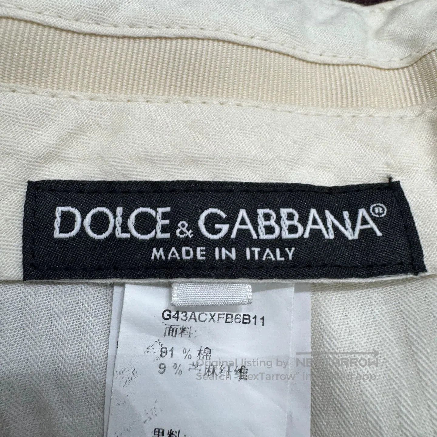 Dolce & Gabbana DG Striped Casual Pants. Size US 30 / EU 46 - 2 Thumbnail