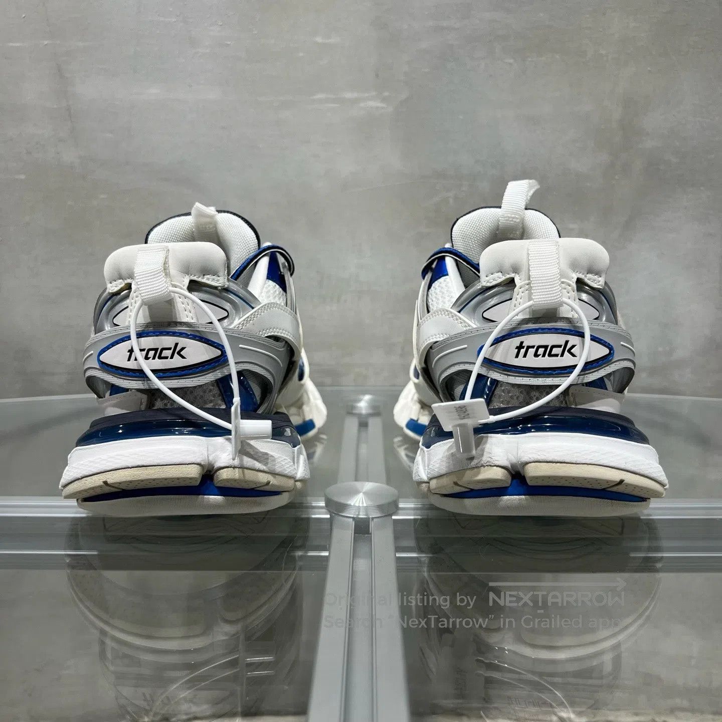 Balenciaga Balenciaga Track White Blue shoes Size US 6 / EU 39 - 6 Thumbnail