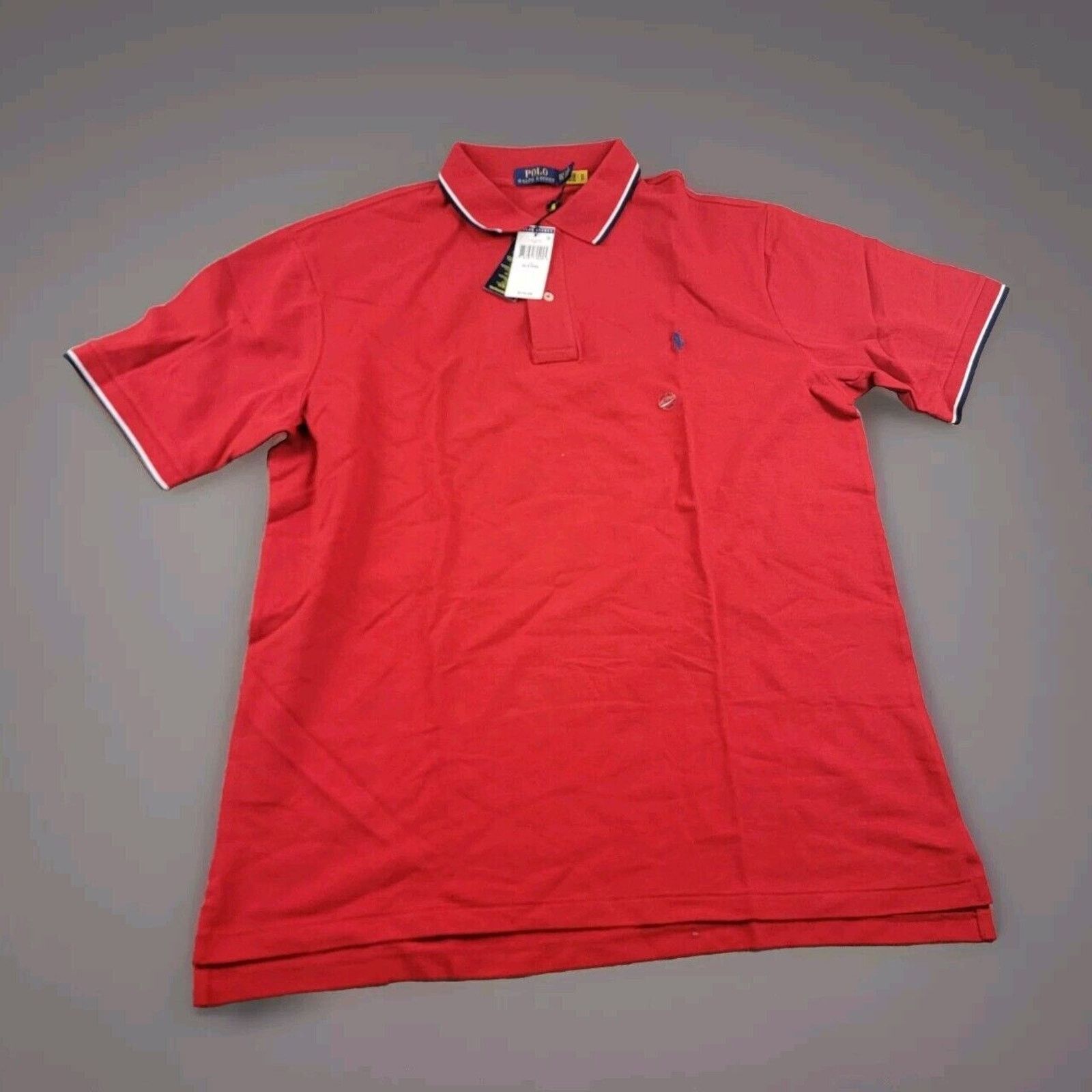 Polo Ralph Lauren Polo Ralph Lauren Tipped Collar Polo Shirt Custom Slim Fit Size US XL / EU 56 / 4 - 1 Thumbnail
