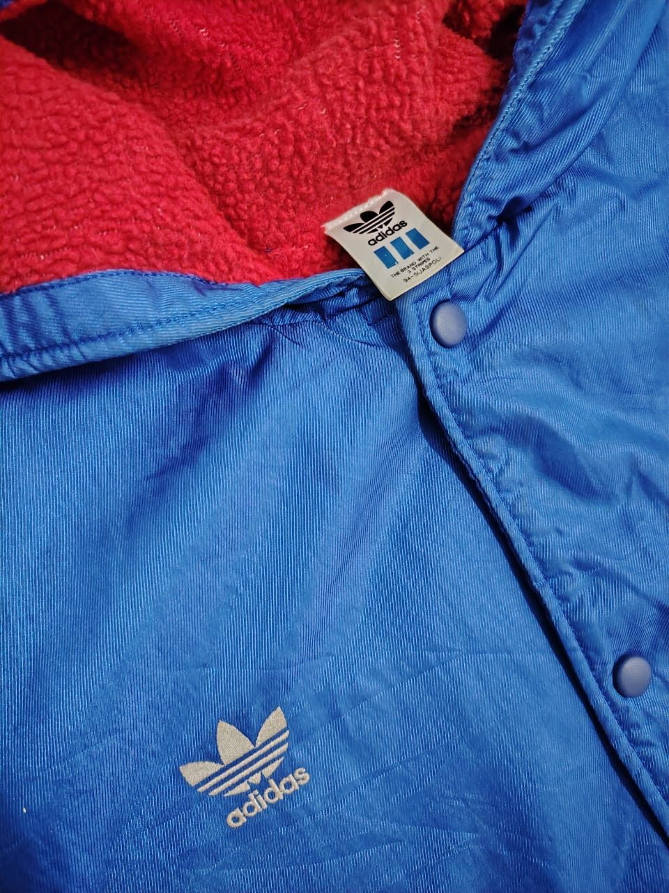 Adidas Adidas Fleece Big Logo Jacket Size US L / EU 52-54 / 3 - 3 Thumbnail