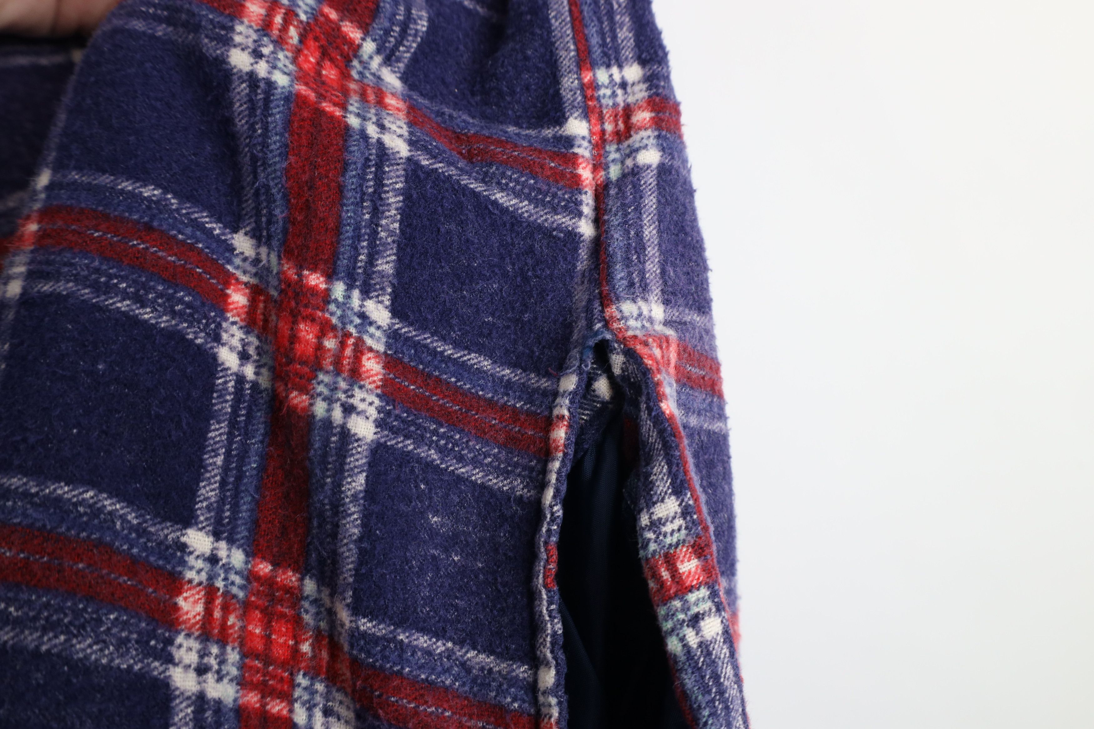 Vintage Vintage 90s Streetwear Flannel Shirt Jacket Jac Shirt Size US XL / EU 56 / 4 - 9 Thumbnail