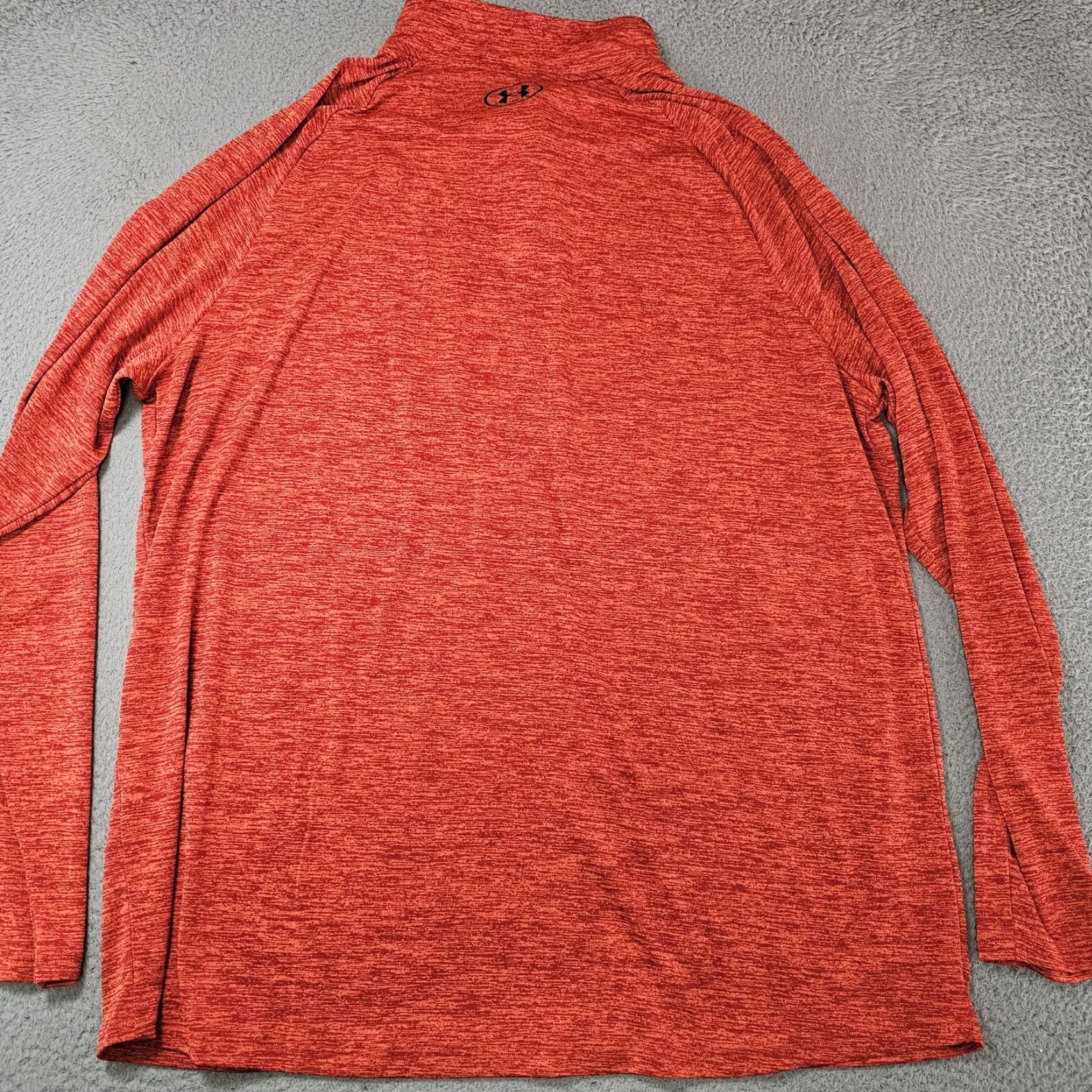 Under Armour Under Armour HeatGear Pullover Mens 2XL Red 1/4 Zip Long Sleeve Athletic Top Size US XXL / EU 58 / 5 - 4 Thumbnail