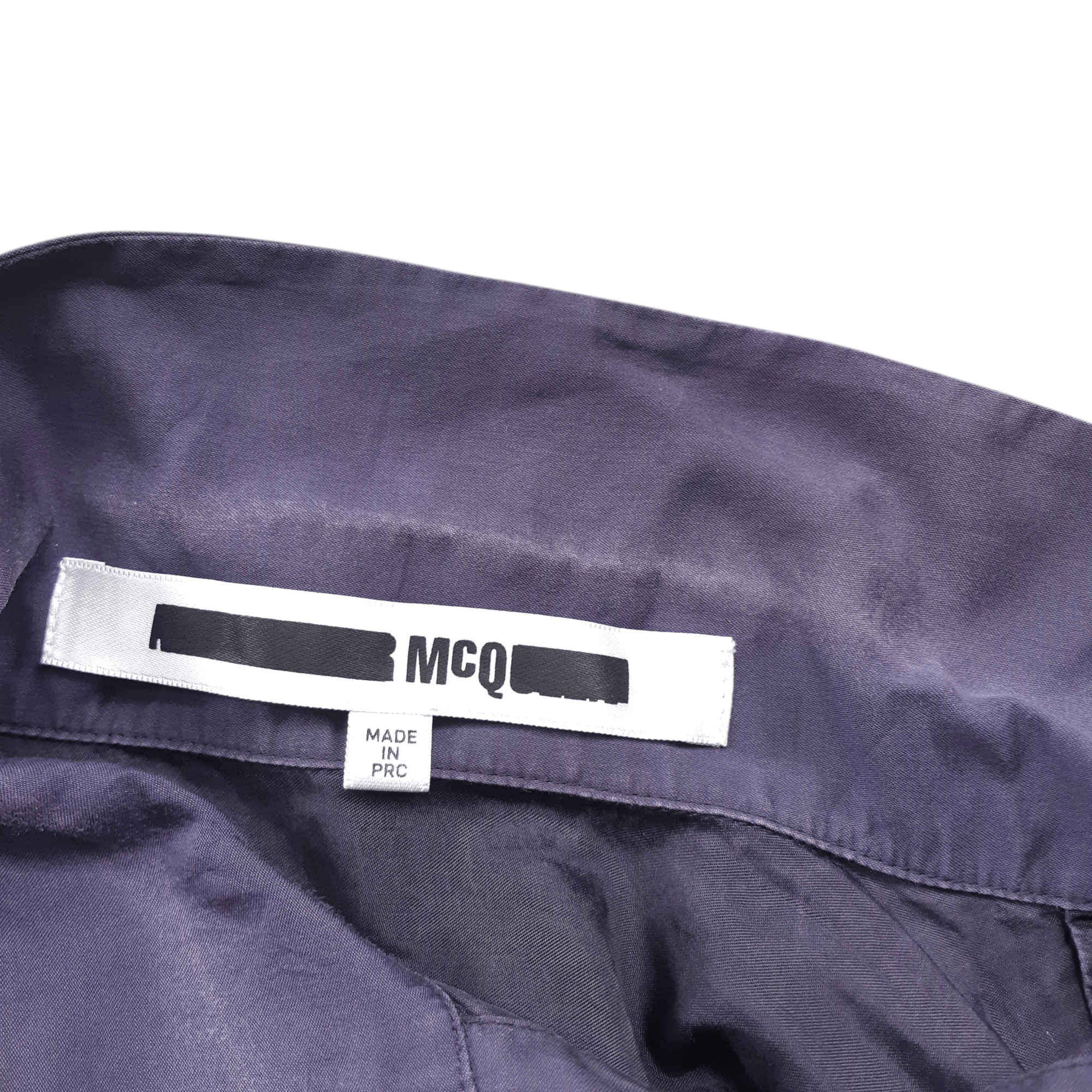 Alexander McQueen MCQ Alexander McQueen Ribbed Shirt 2015 Cupro Cotton Size US S / EU 44-46 / 1 - 9 Thumbnail