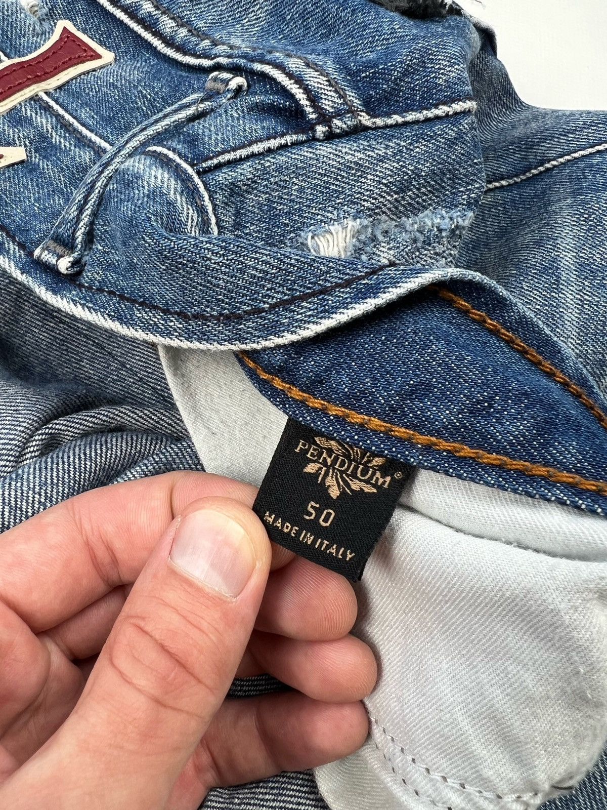 Japanese Brand × Takeshy Kurosawa × Vintage Takeshy Kurosawa Distressed Denim Jeans Japanese Style Size US 34 / EU 50 - 9 Thumbnail