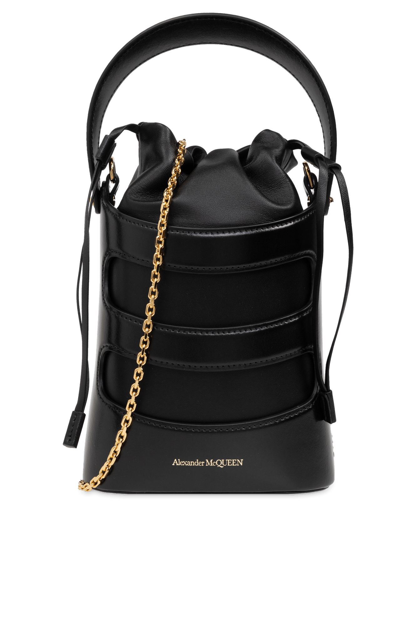 Alexander McQueen o1s22i1n1024 Size: OS / Mini Bucket Bag in Black Size ONE SIZE - 1 Thumbnail