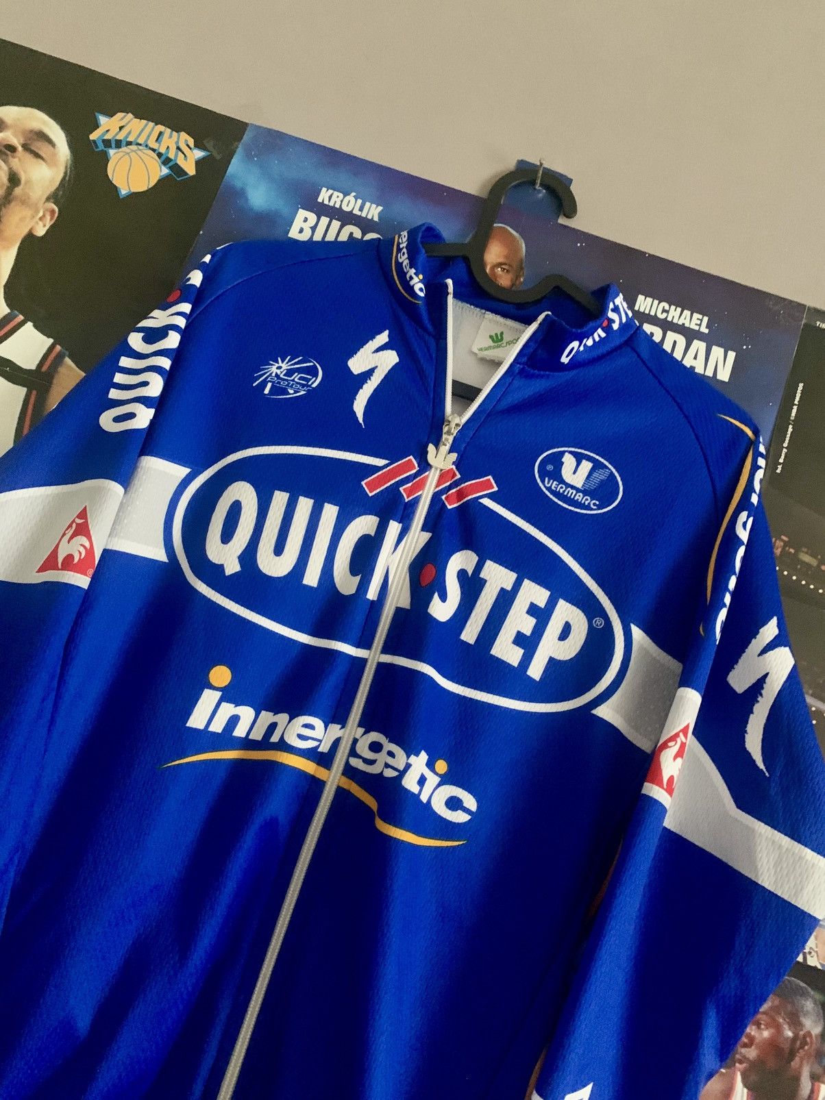 Vintage 2007 Vintage Vermarc Sport Quick-Step Innergetic Jersey Size US M / EU 48-50 / 2 - 2 Thumbnail