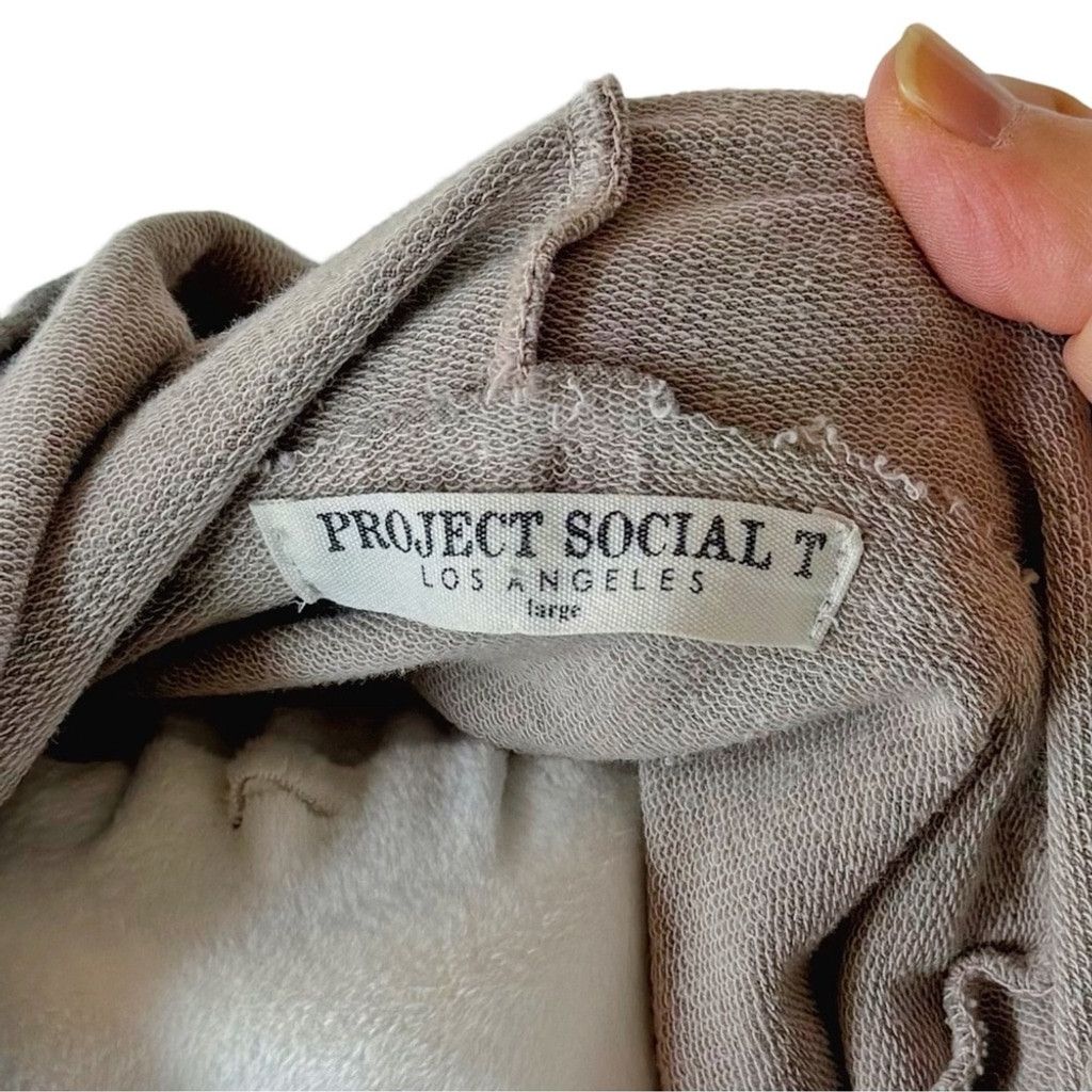 Other PROJECT SOCIAL T LA Women's Premium Purple Laced Hoodie L Size L / US 10 / IT 46 - 4 Thumbnail