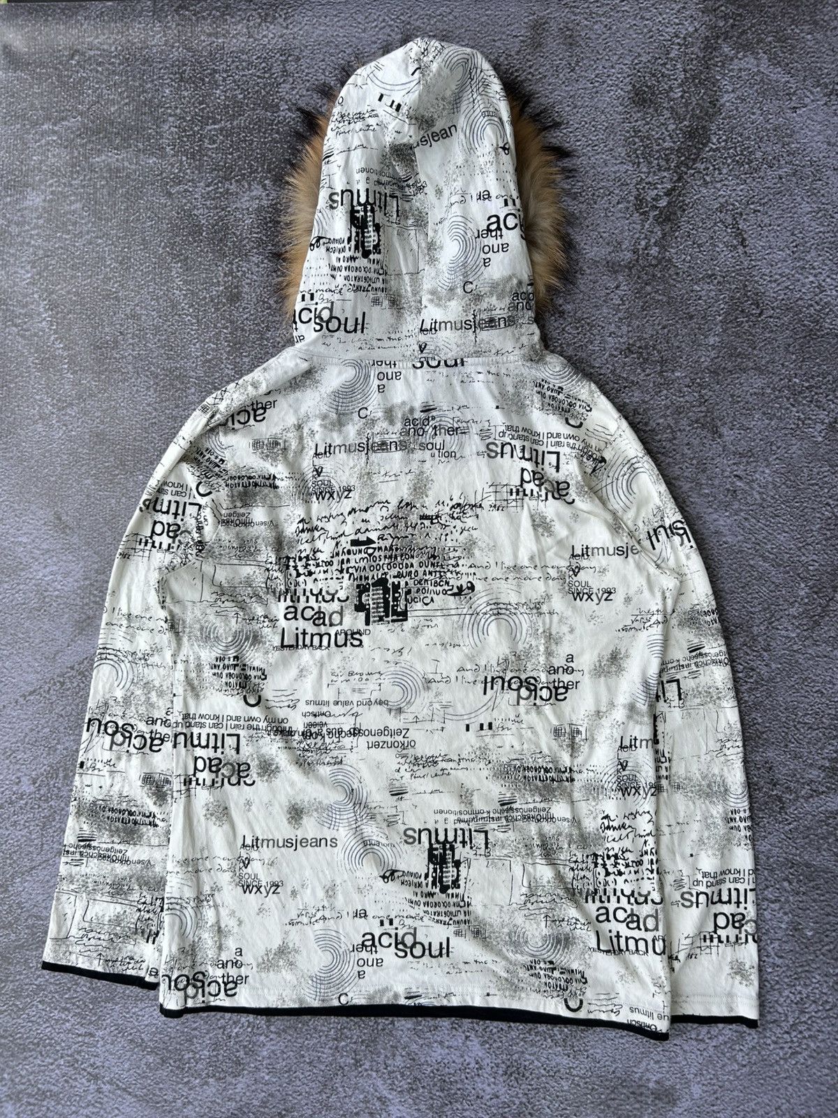 Japanese Brand Litmus fur hoodie poem style ifsixwasnine lgb Size US L / EU 52-54 / 3 - 2 Thumbnail