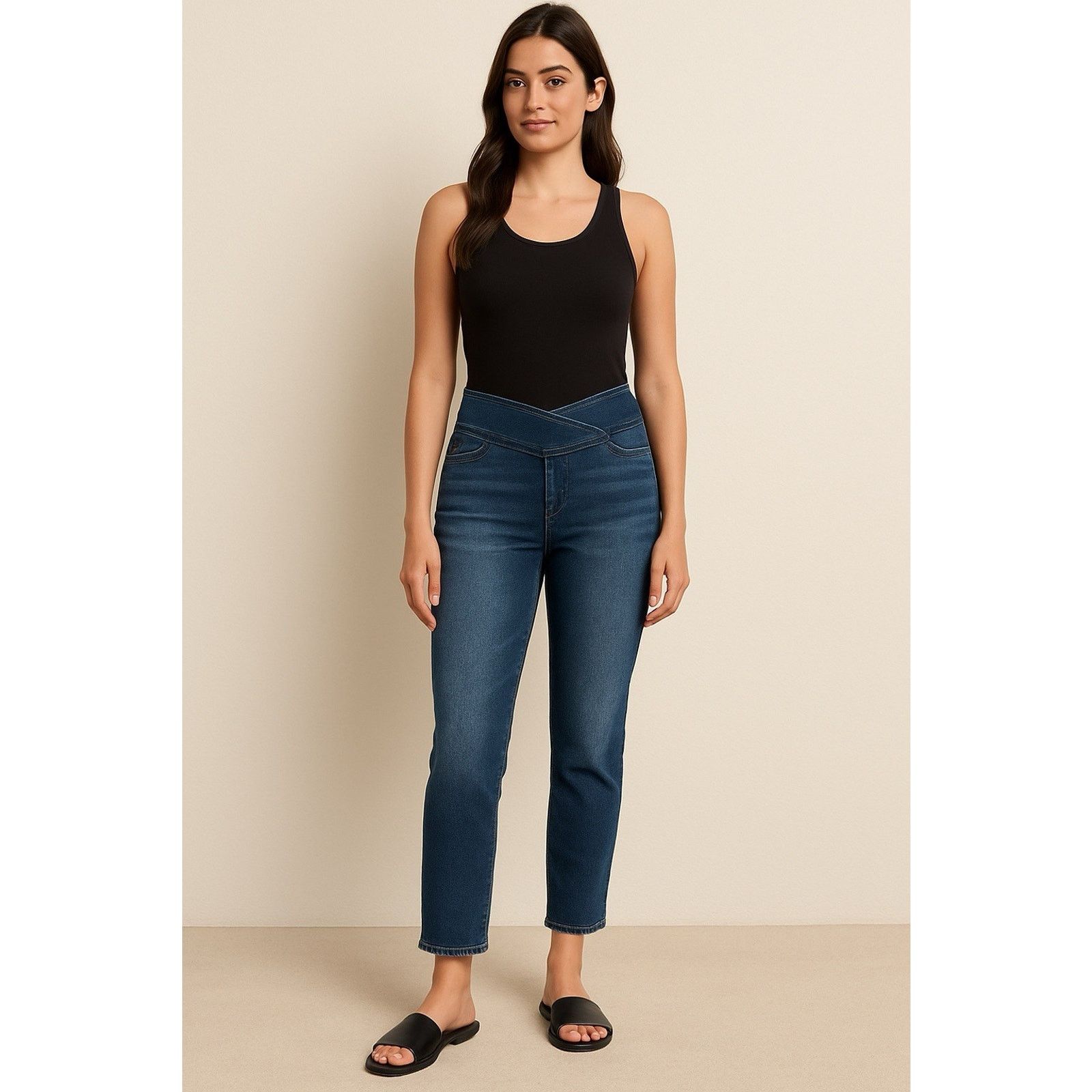 Other Risen High Waist Capri Jeans Women’s 5/27 Crossover Size 27" / US 4 / IT 40 - 12 Thumbnail