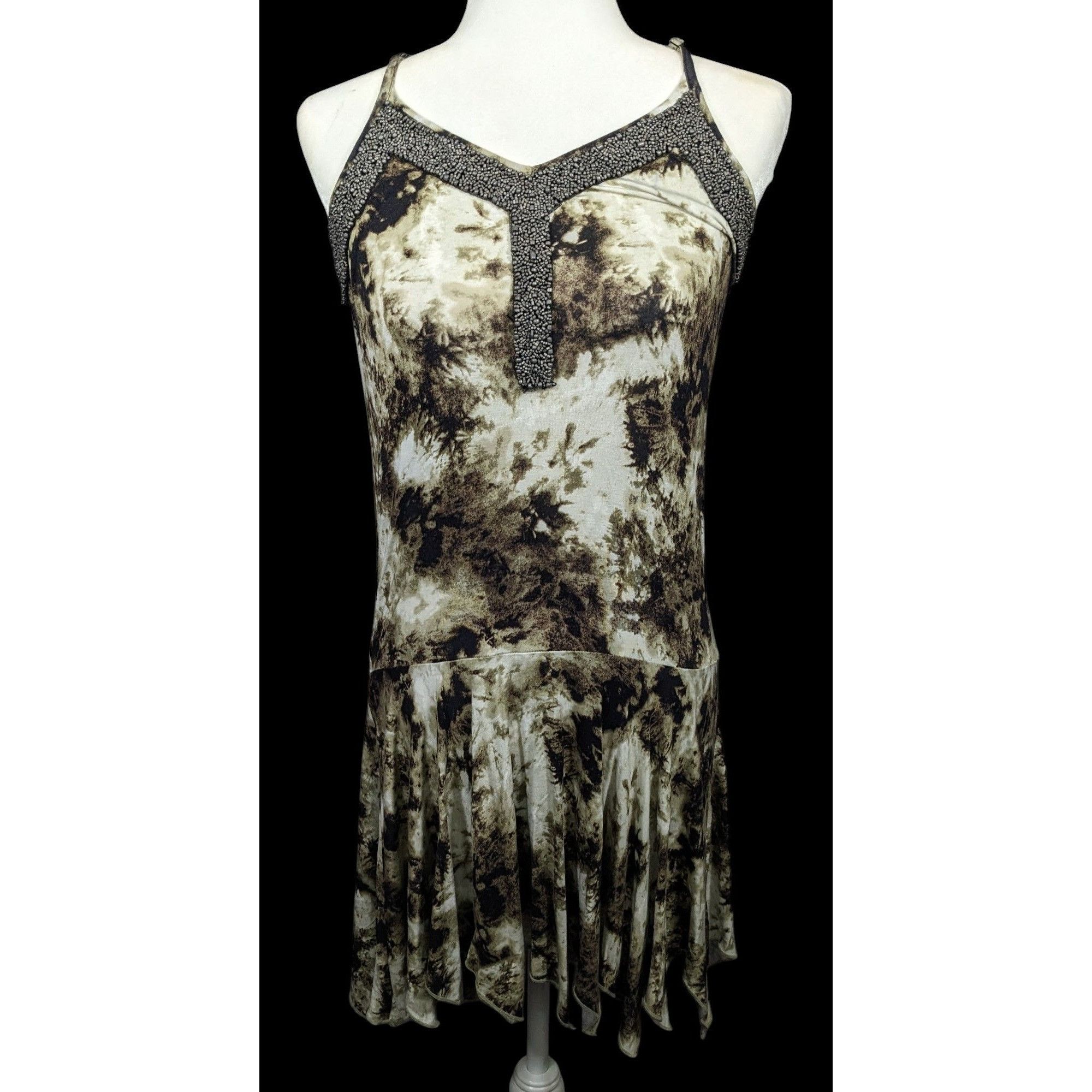 Other Ruff Hewn Hippie Bohemian Tie Dye Glass Beaded Dress Size XS Size XS / US 0-2 / IT 36-38 - 1 Thumbnail