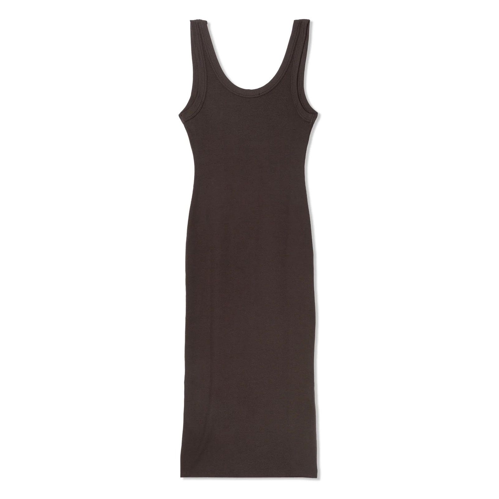 COTTONCITIZEN $185 New Cotton Citizen Verona Midi Dress - Espresso - XS Size XS / US 0-2 / IT 36-38 - 2 Thumbnail