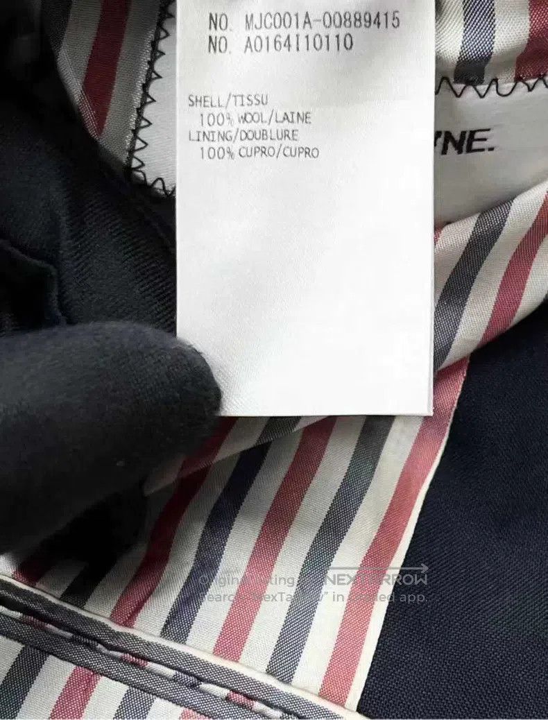 Thom Browne Thom Browne size 1 Blue Navy anchor gold buttoned suit jack Size 40S - 4 Thumbnail