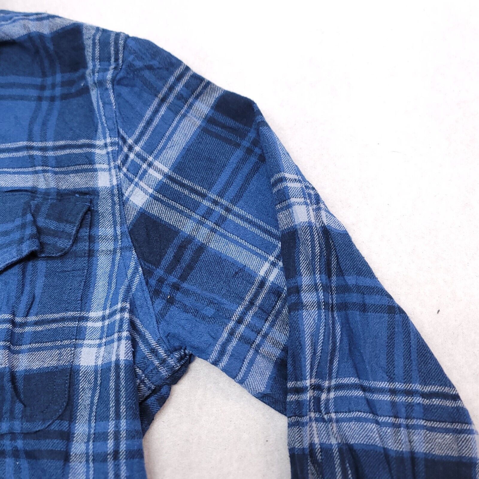 Sonoma Sonoma Madras Flannel Casual Button Up Shirt Men Size S Blue Size US S / EU 44-46 / 1 - 5 Thumbnail