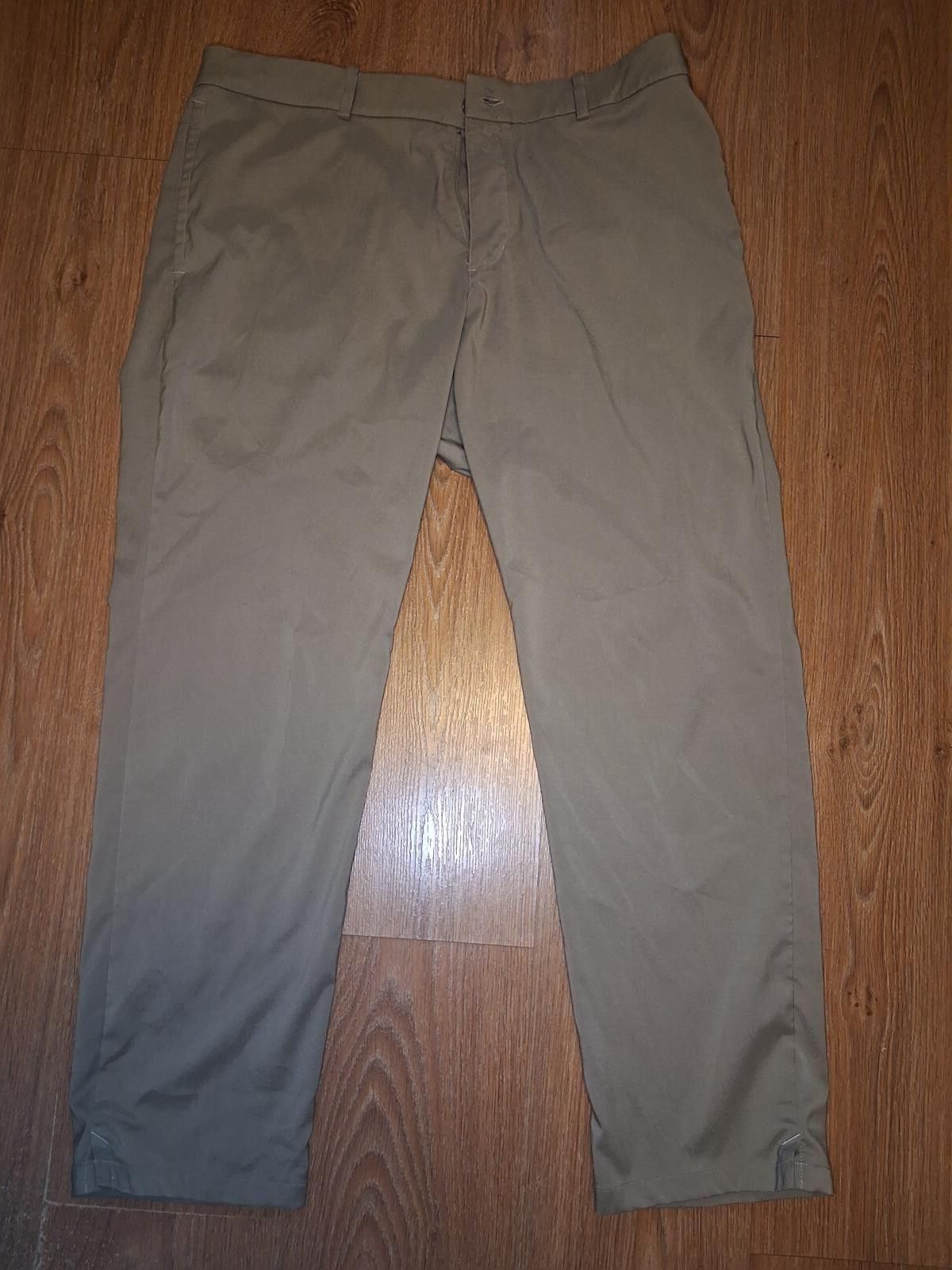 Nike Nike Dri Fit Athletic Pants 38x30 Khaki Size US 38 / EU 54 - 1 Thumbnail