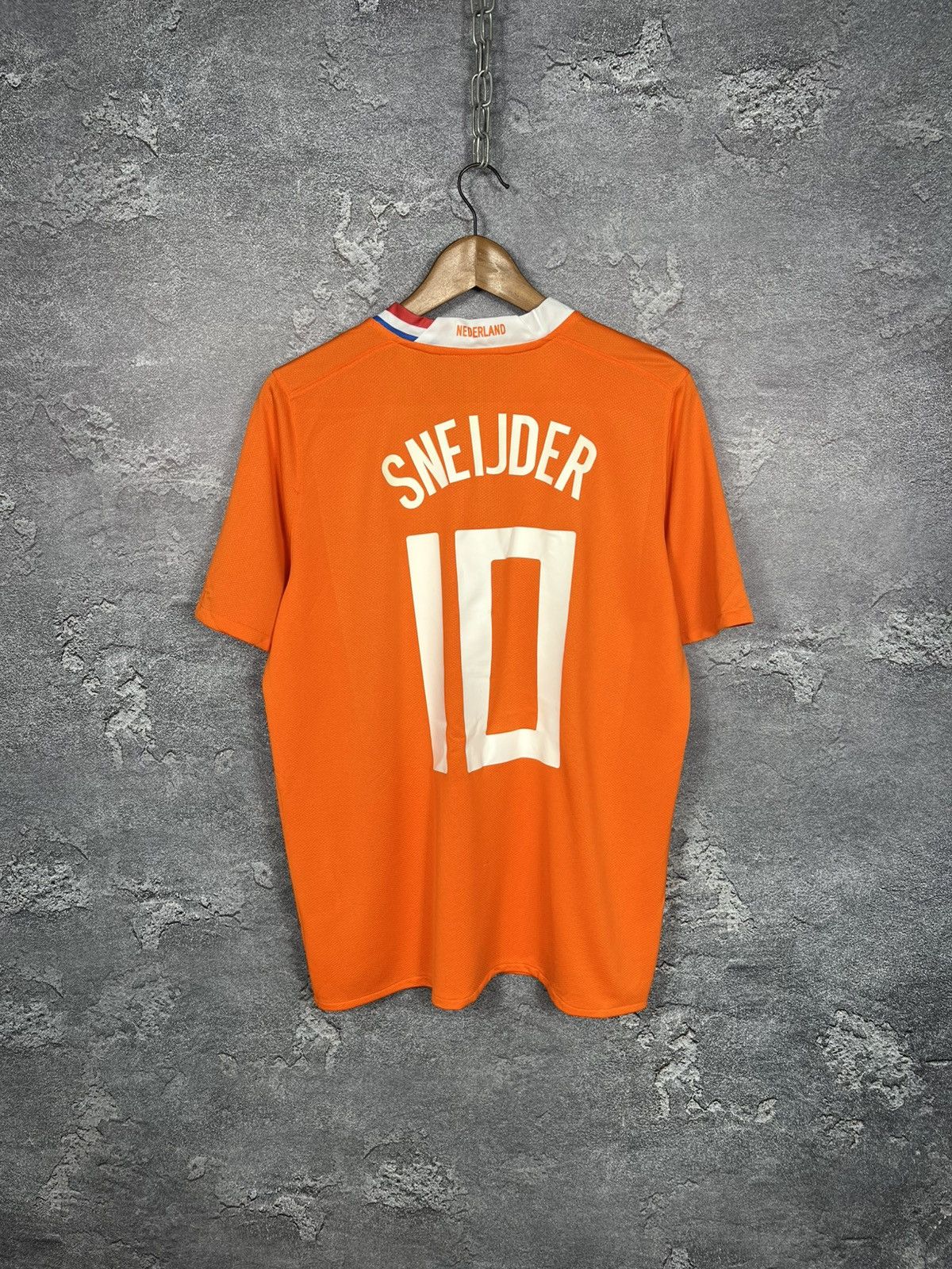 Nike Vintage Nike 2008/10 Nederland #10 Sneijder Holland Jersey Size US M / EU 48-50 / 2 - 2 Thumbnail