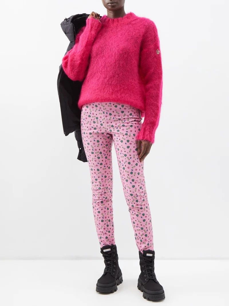 Moncler o1y1125 Round Collar Sweater in Fuchsia Size XXS / US 00 / IT 34 - 5 Thumbnail