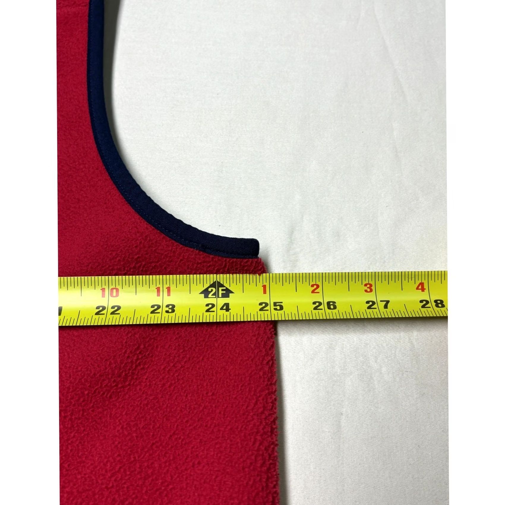 Brooks Brothers Brooks Brothers Fleece Vest Red Full Zip Mens XL Golden Fleece Logo Navy Trim Vest Size US XL / EU 56 / 4 - 6 Thumbnail