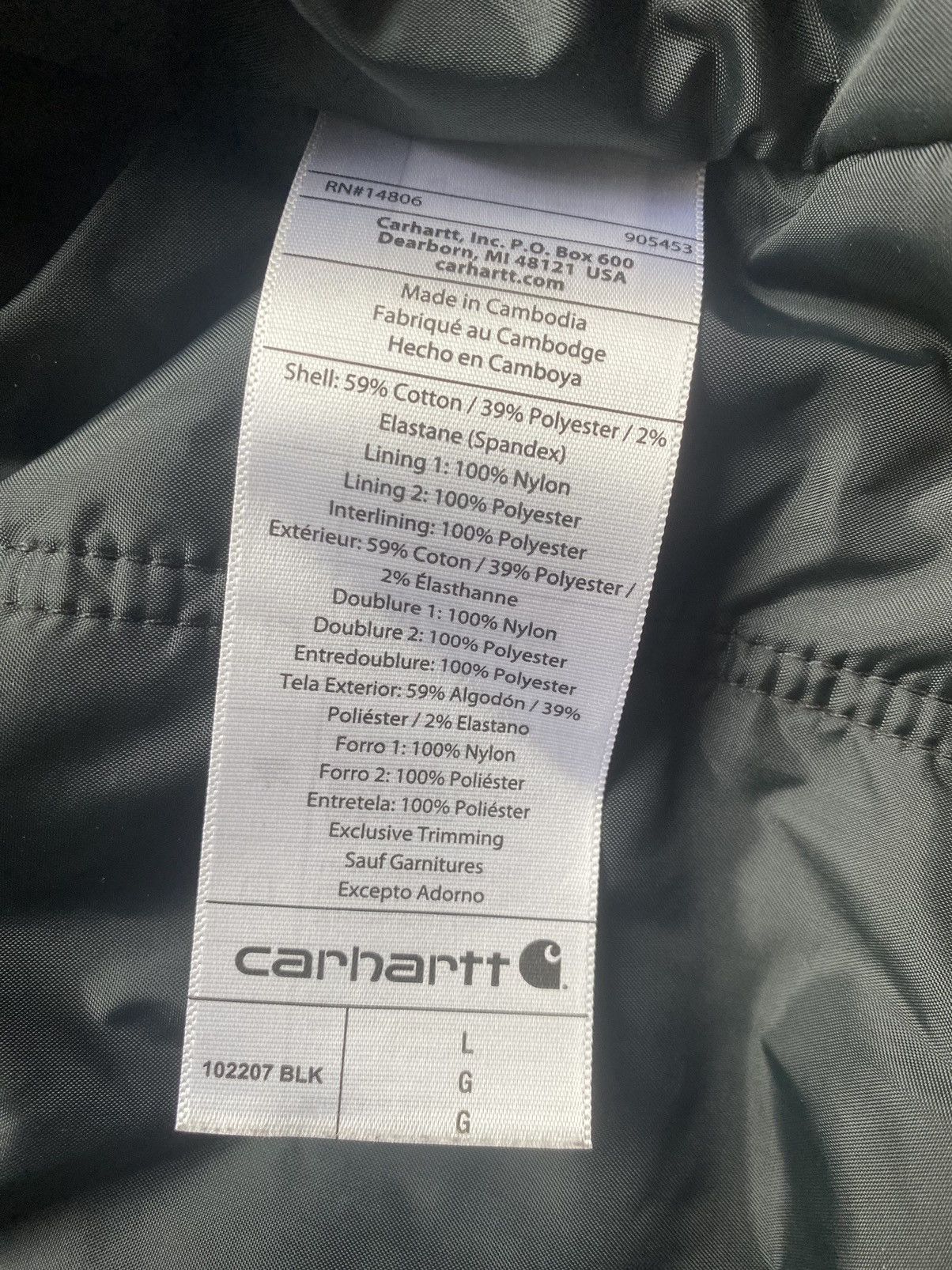 Carhartt Carhartt workwear jacket Size US L / EU 52-54 / 3 - 7 Thumbnail