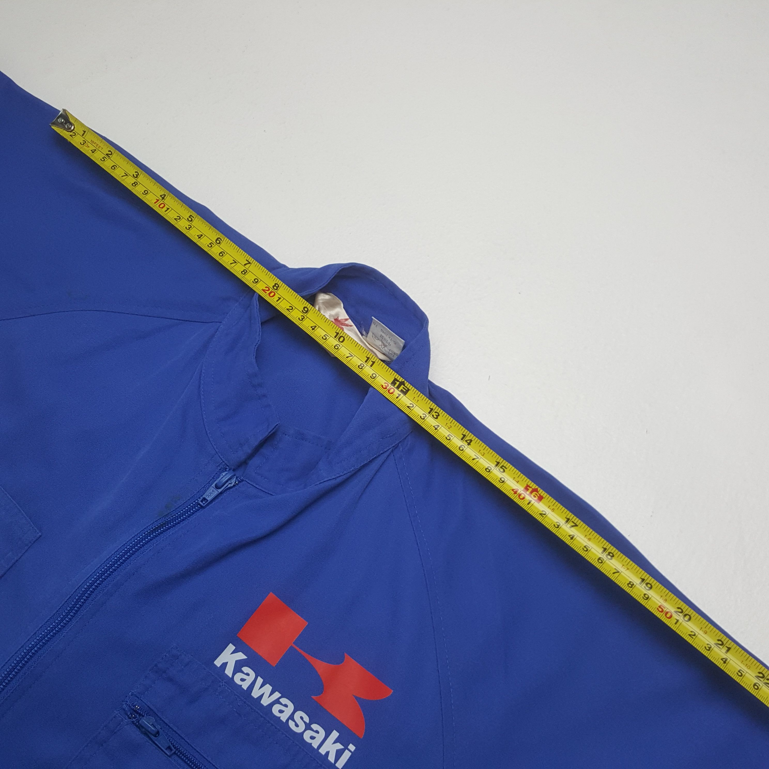 Japanese Brand Vintage Kawasaki Racing Motorsports Coverall Jacket C309N12 Size US M / EU 48-50 / 2 - 11 Thumbnail