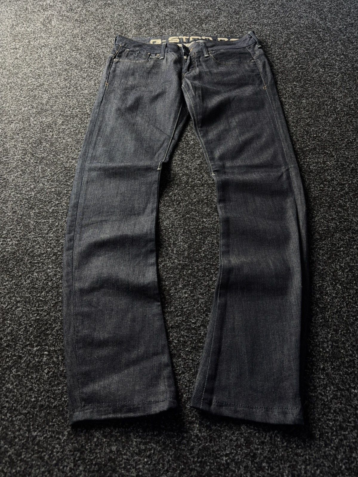 G-Star G-Star Raw Slim Fit Dark Wash Jeans Y2K Techwear Style Size 30" / US 8 / IT 44 - 1 Thumbnail