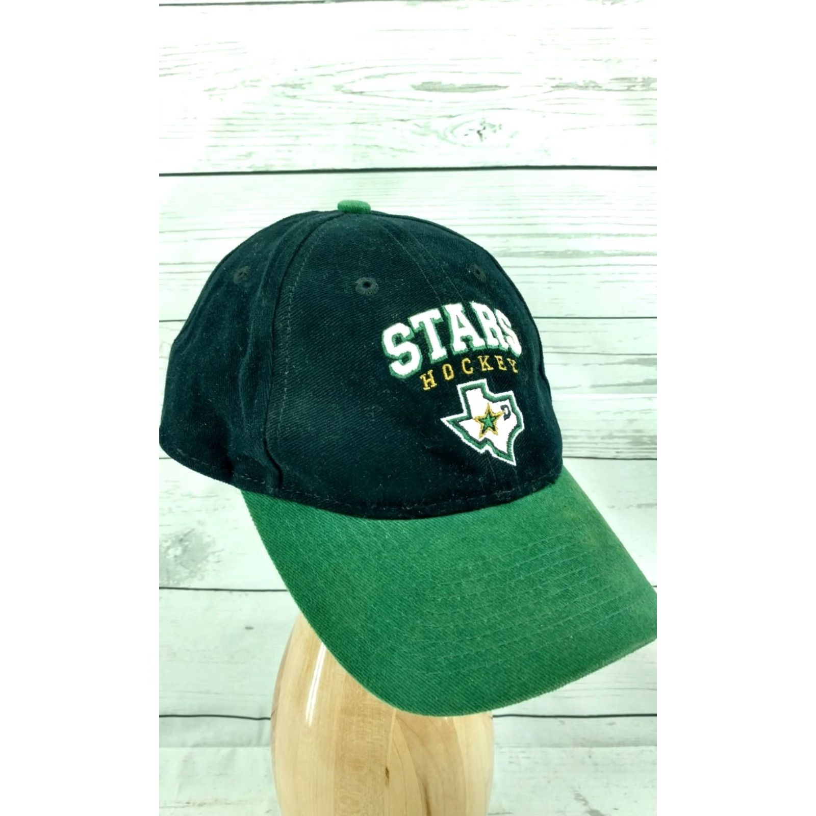 Puma PUMA BLACK GREEN TEXAS DALLAS STARS CAP ICE HOCKEY NHL ADJUSTABLE HAT Men One Size Black Baseball Cap Stars 90s NHL-adj Size ONE SIZE - 3 Thumbnail